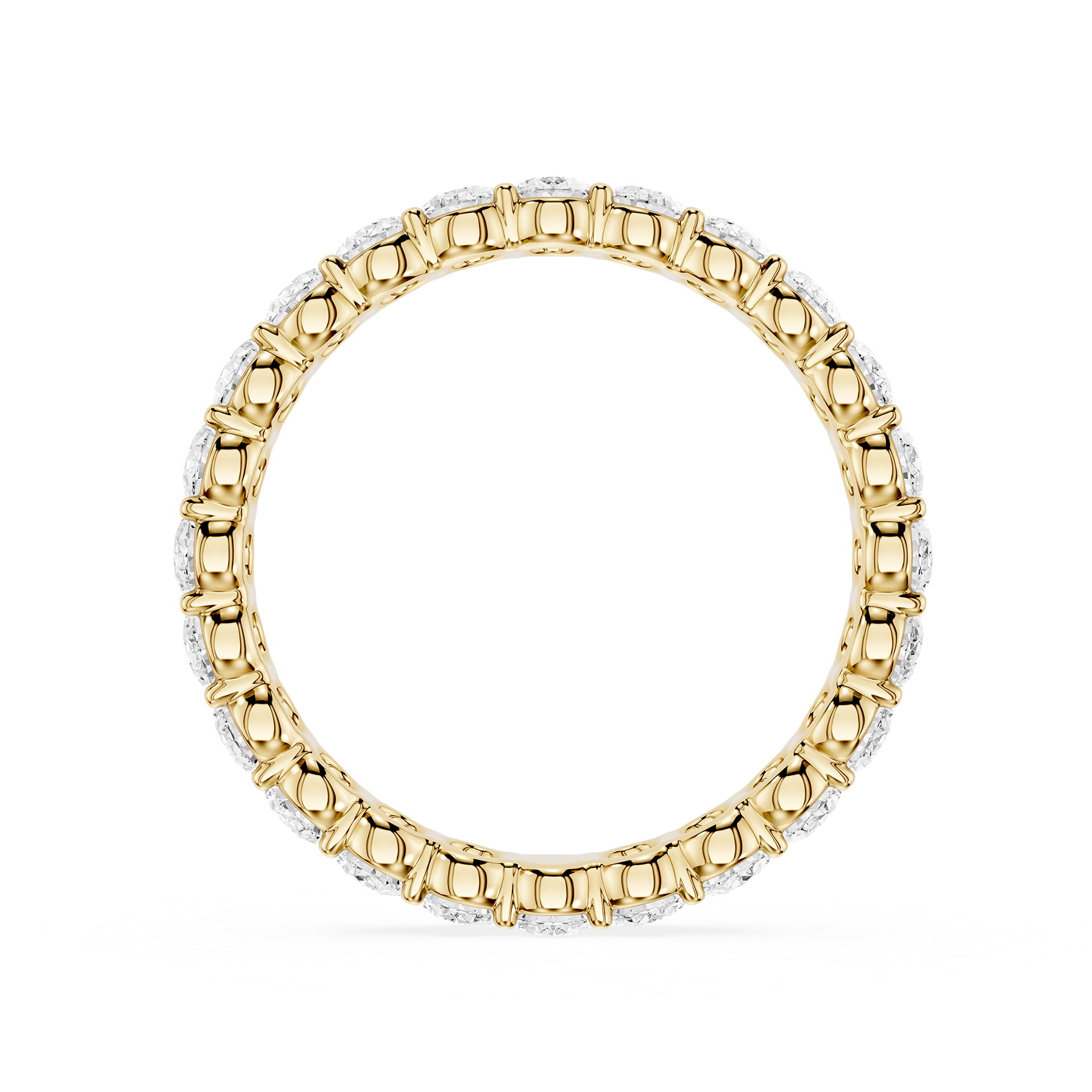 Lovea Harlow Eternity Ring Ovalschliff – Gelbgold