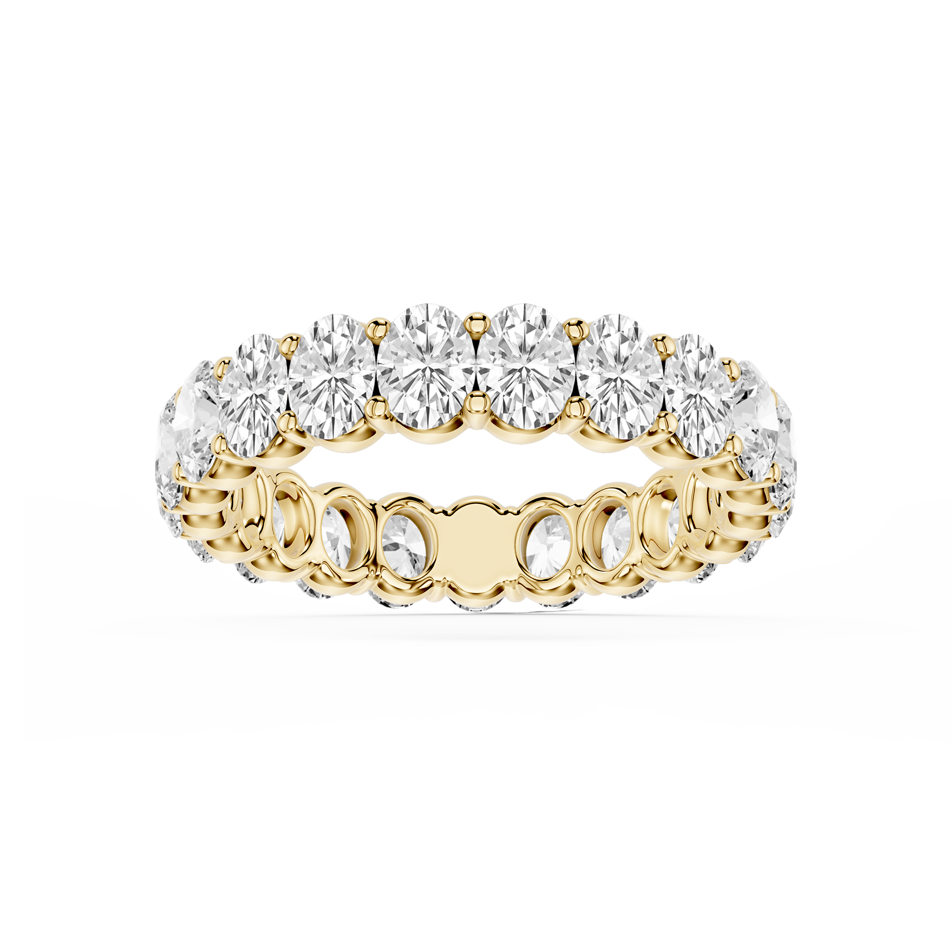 Lovea Harlow Eternity Ring Ovalschliff – Gelbgold