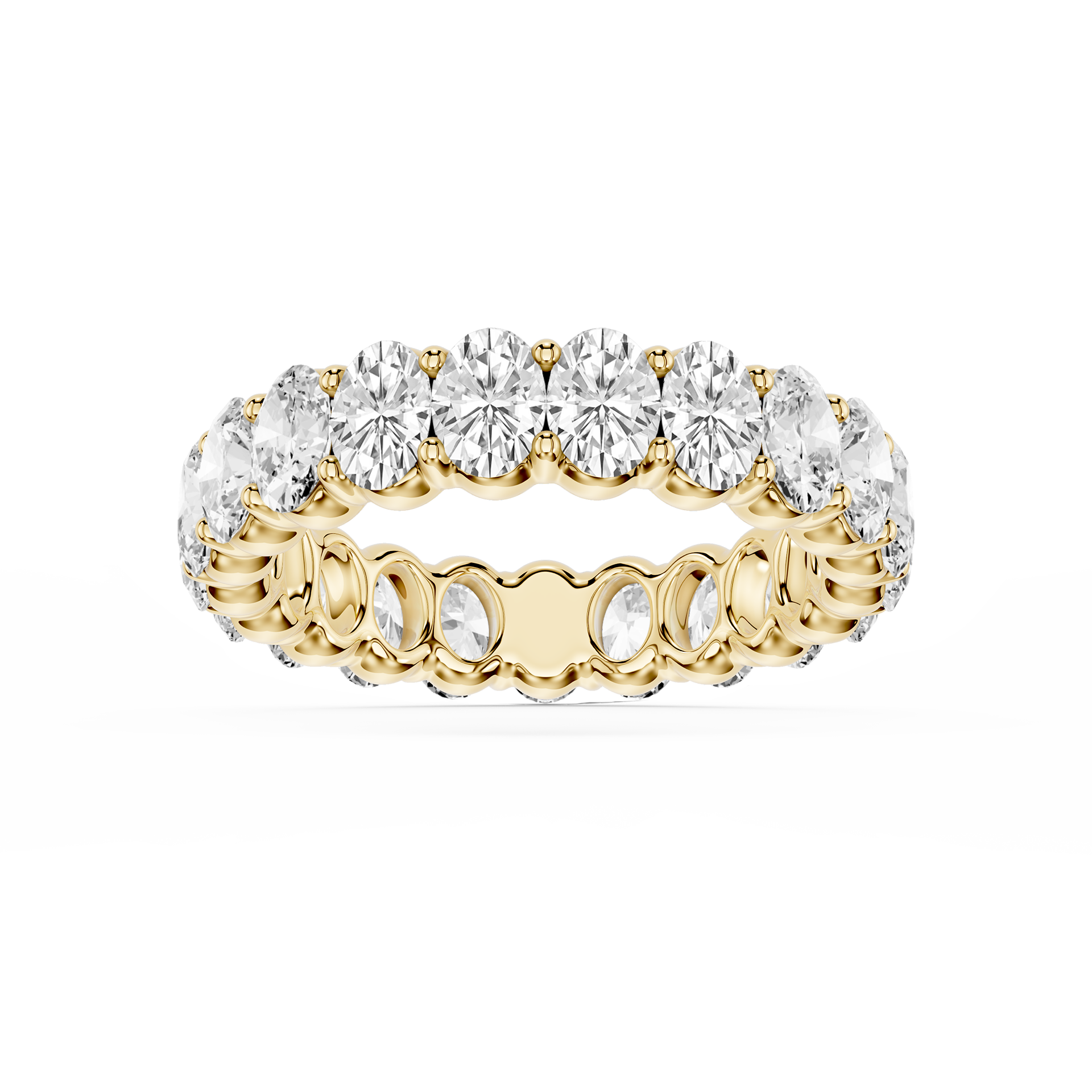 Lovea Harlow Eternity Ring Ovalschliff – Gelbgold
