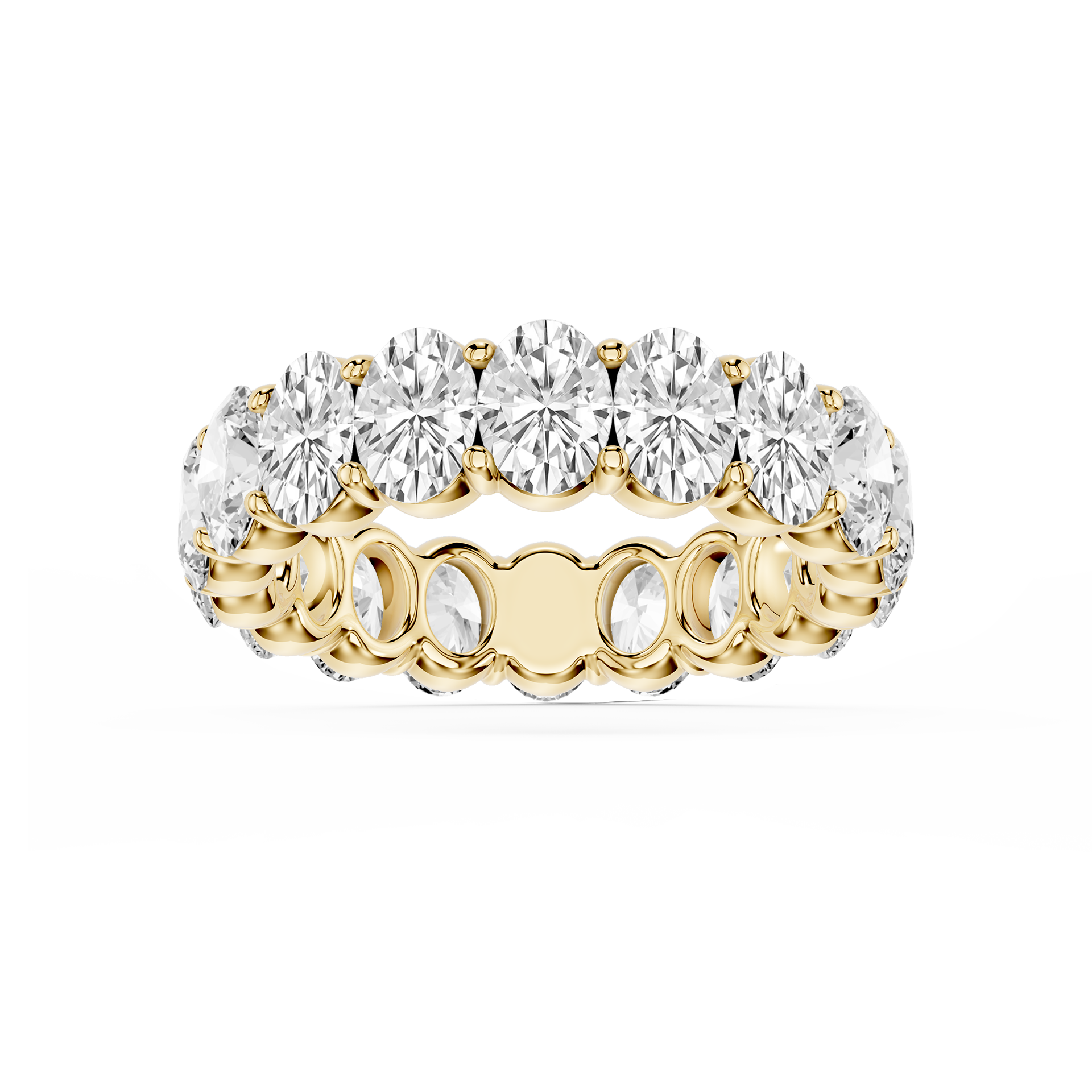Lovea Harlow Eternity Ring Ovalschliff – Gelbgold