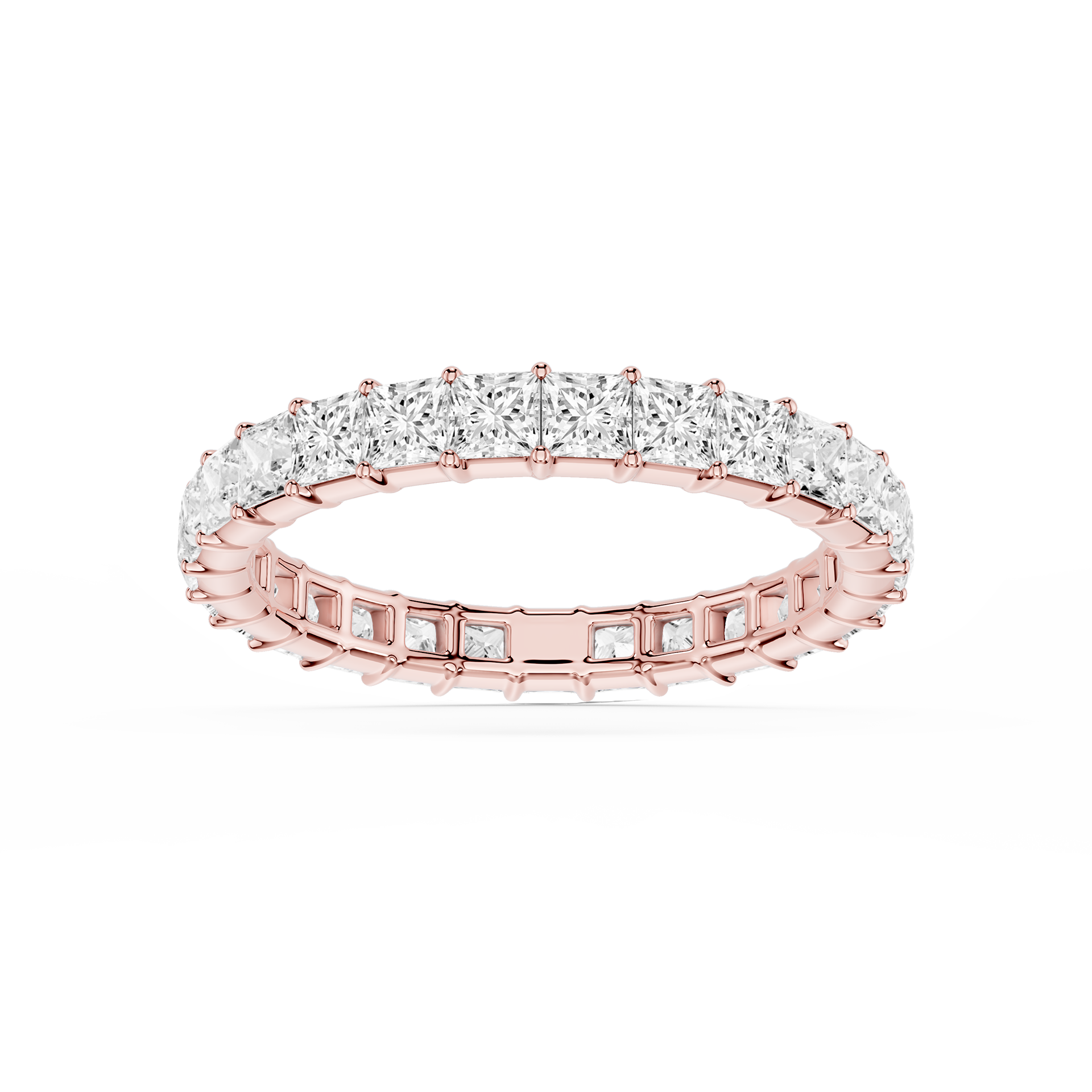 Lovea Harlow Eternity Ring Prinzessschliff – Roségold