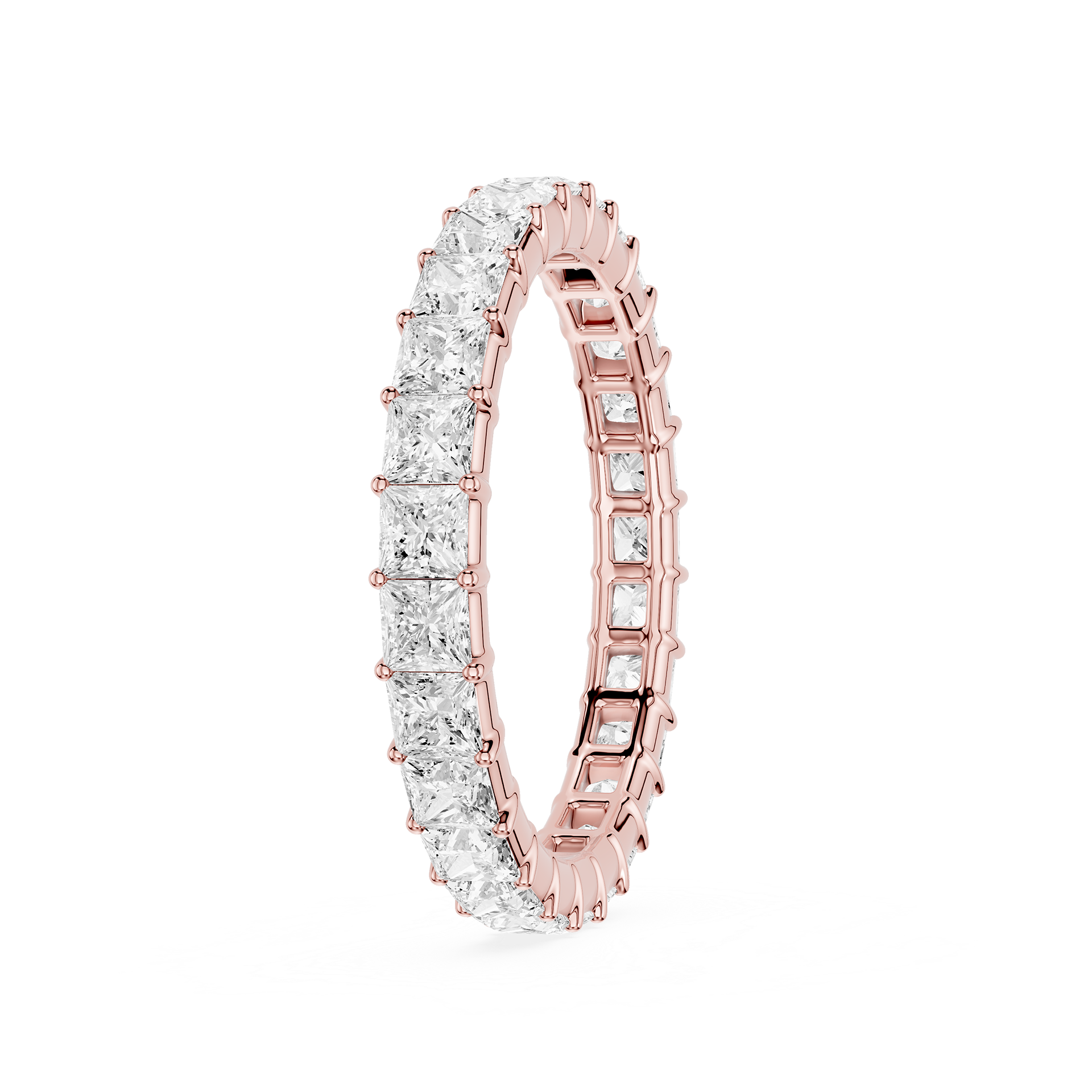 Lovea Harlow Eternity Ring Prinzessschliff – Roségold