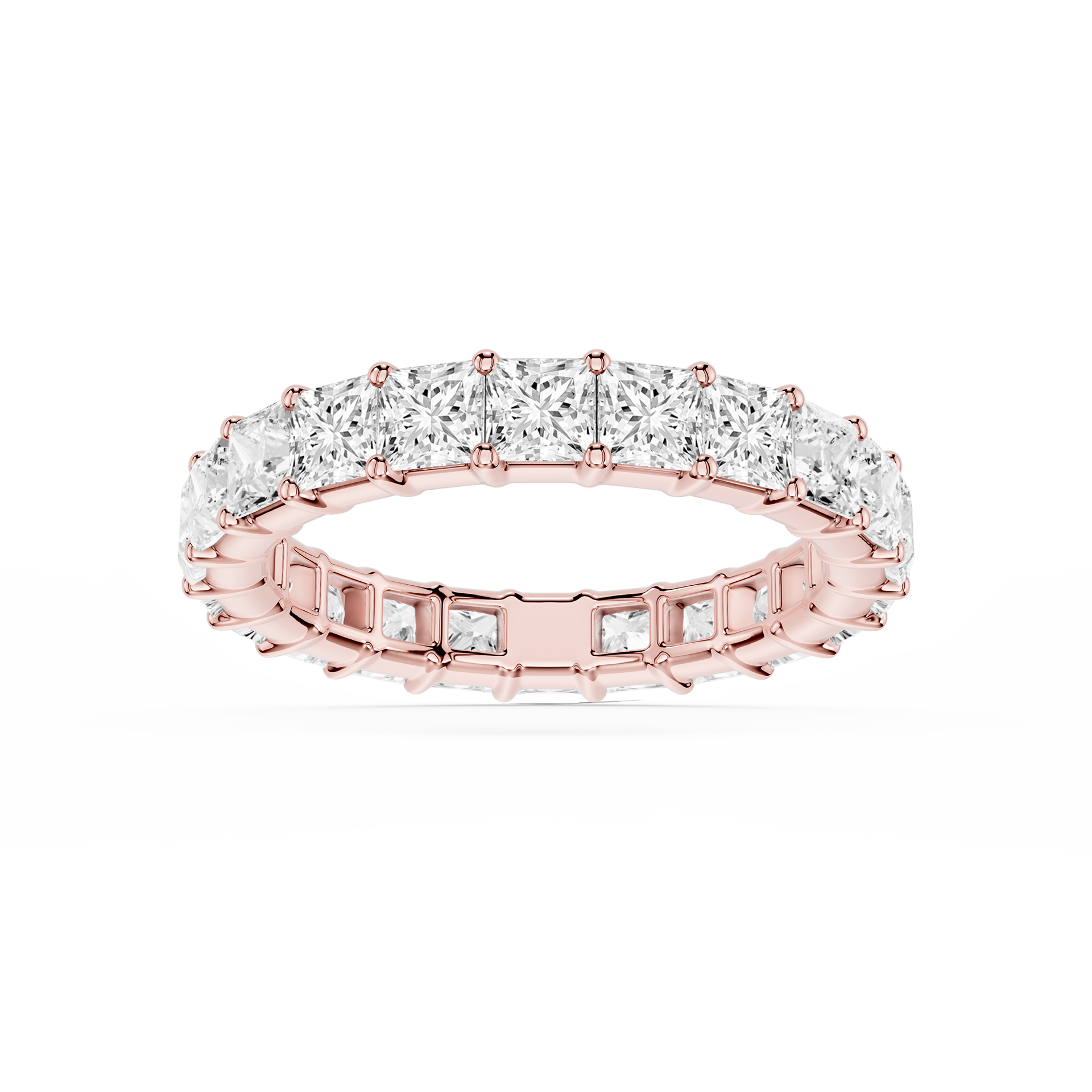 Lovea Harlow Eternity Ring Prinzessschliff – Roségold