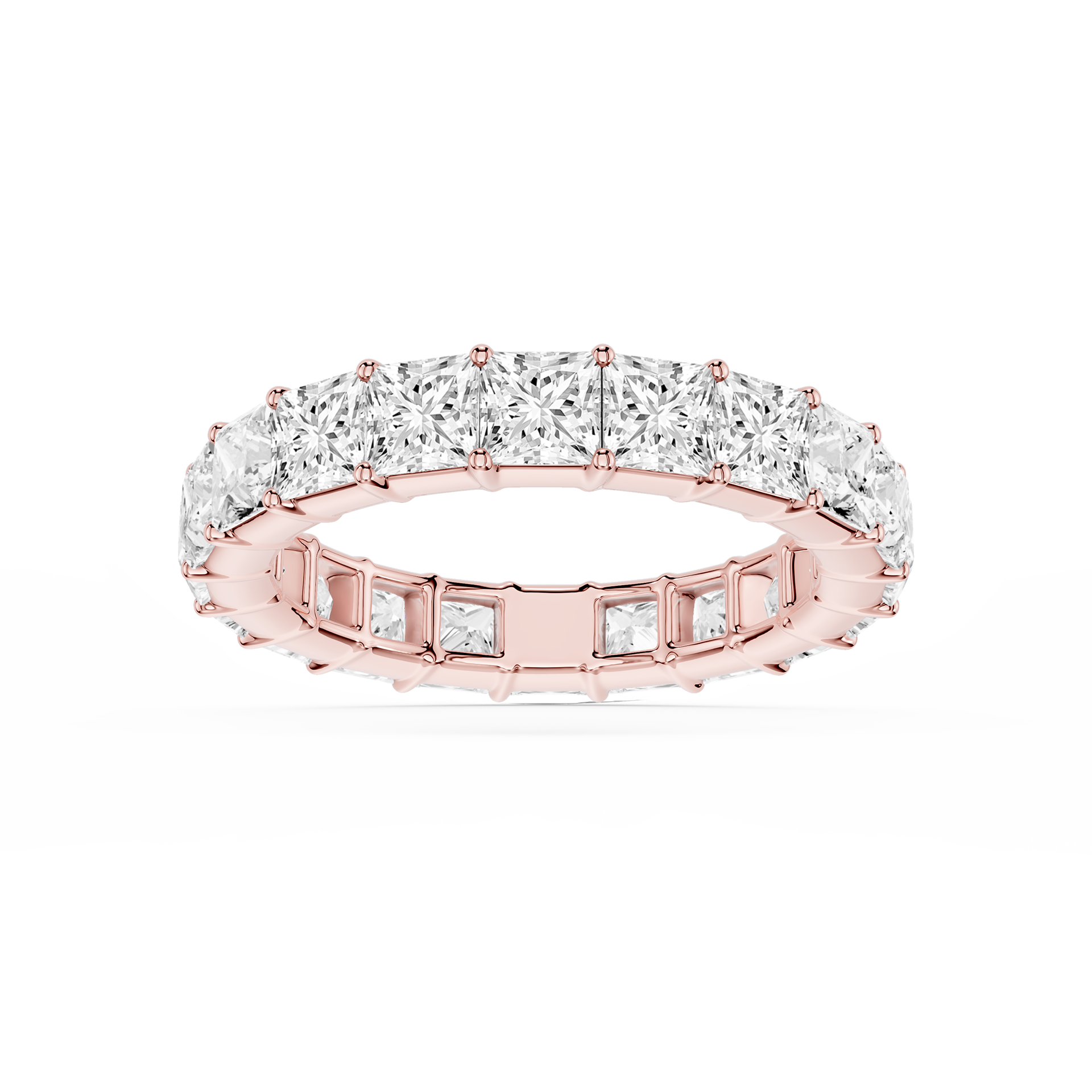 Lovea Harlow Eternity Ring Prinzessschliff – Roségold