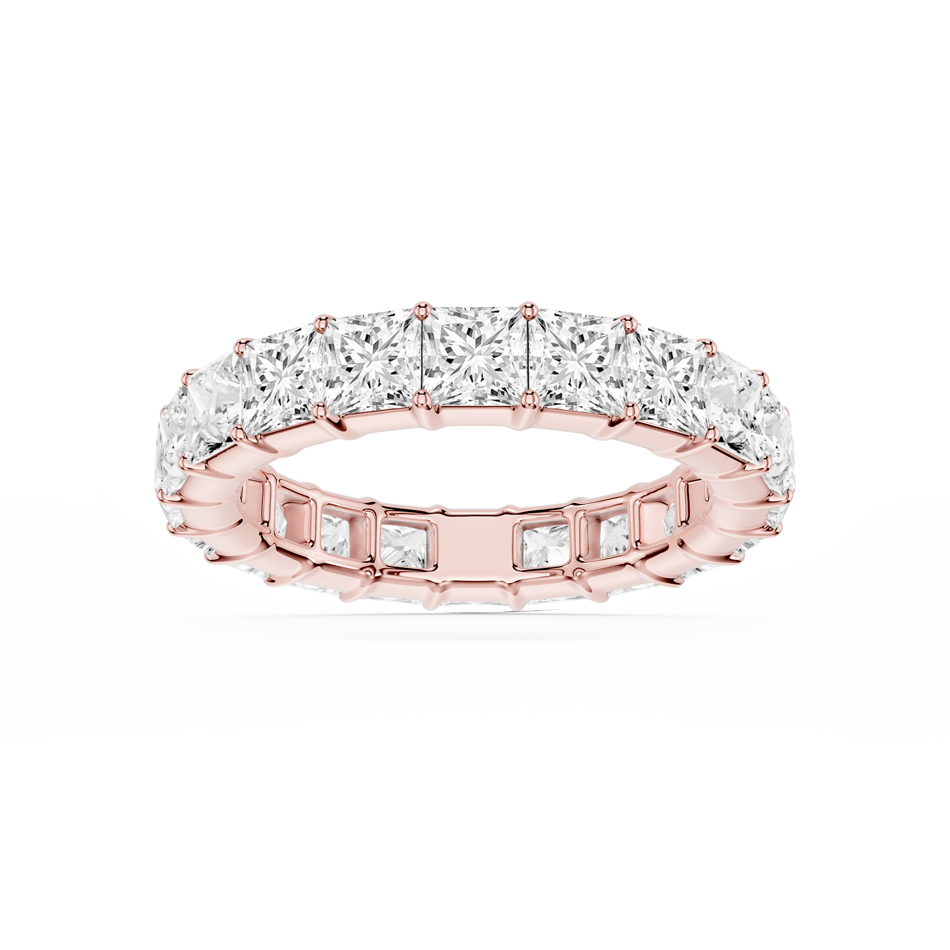 Lovea Harlow Eternity Ring Prinzessschliff – Roségold