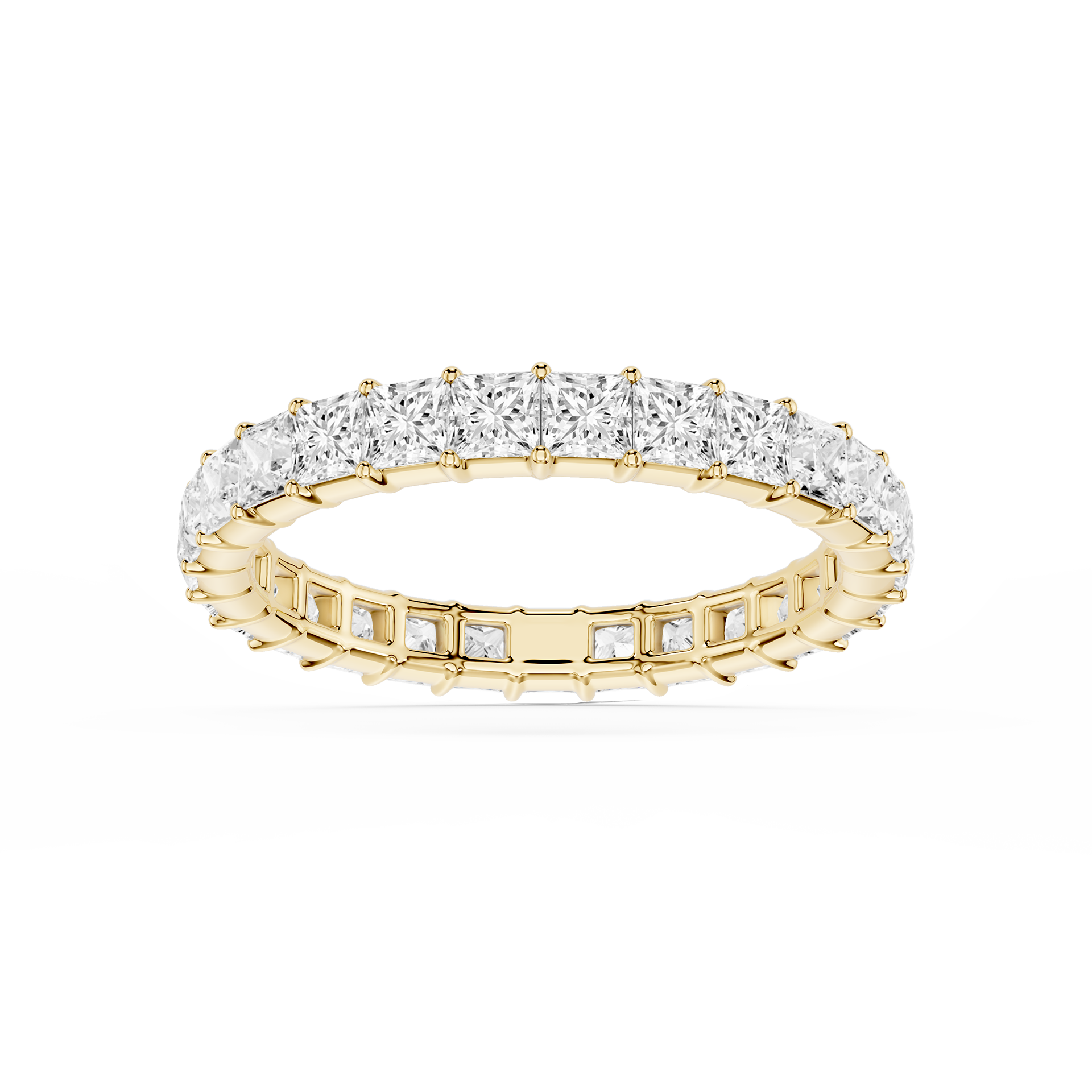 Lovea Harlow Eternity Ring Prinzessschliff – Gelbgold