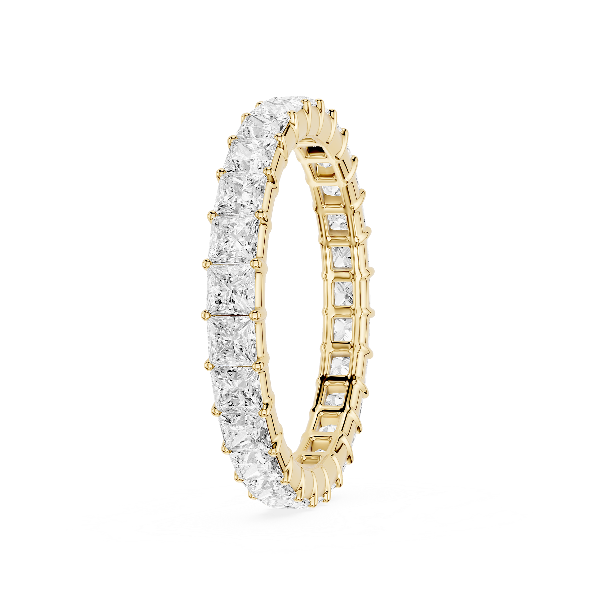 Lovea Harlow Eternity Ring Prinzessschliff – Gelbgold