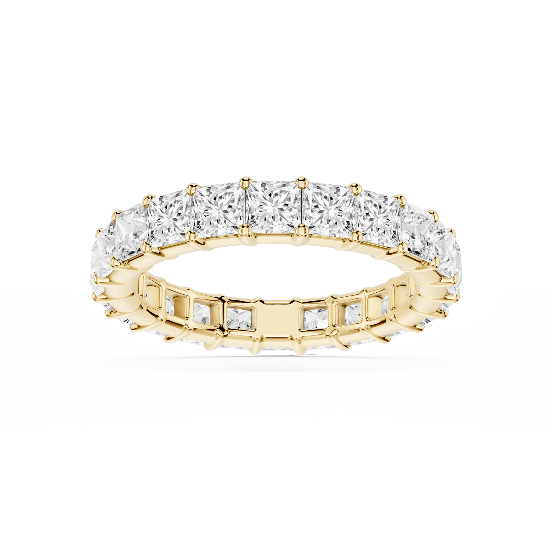 Lovea Harlow Eternity Ring Prinzessschliff – Gelbgold