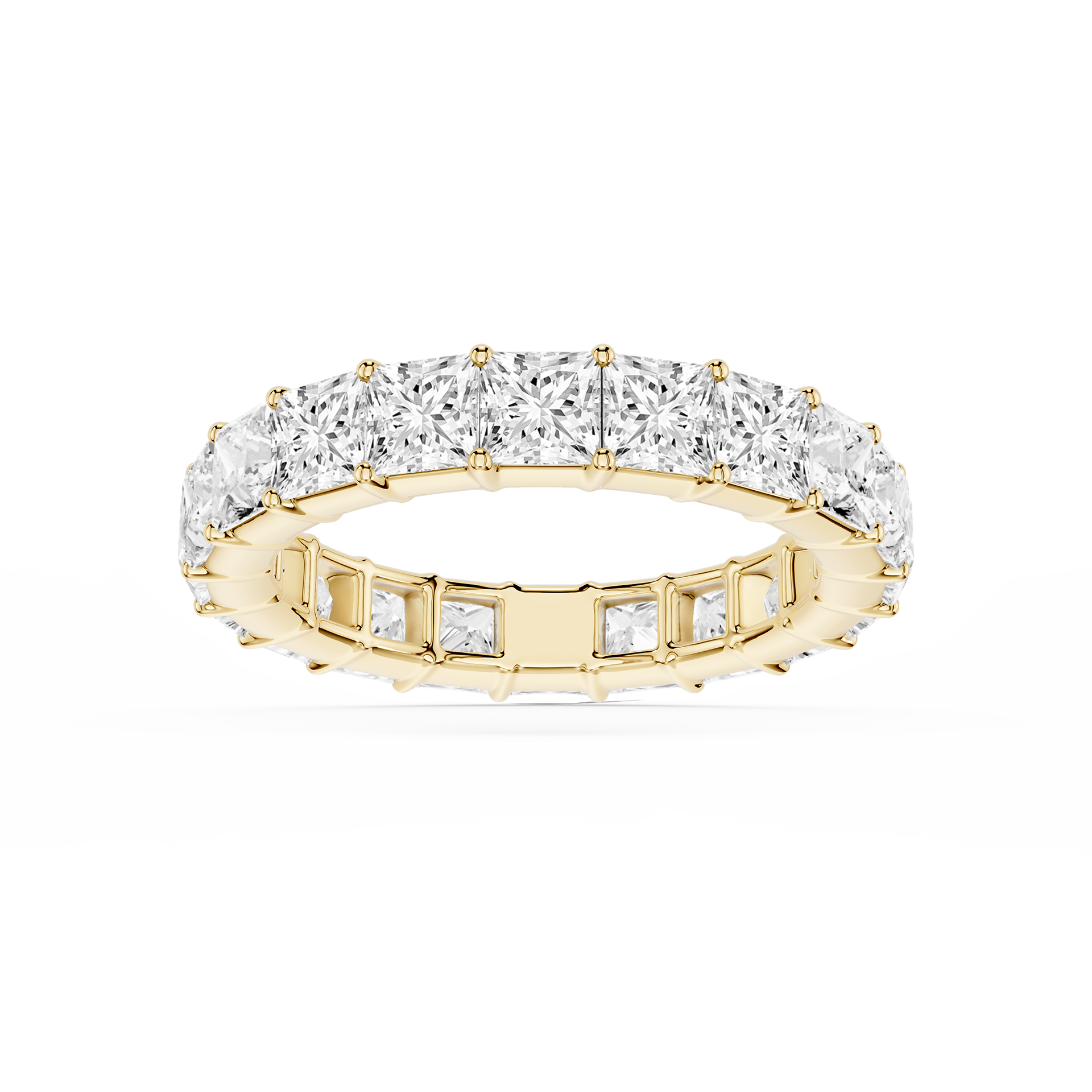 Lovea Harlow Eternity Ring Prinzessschliff – Gelbgold