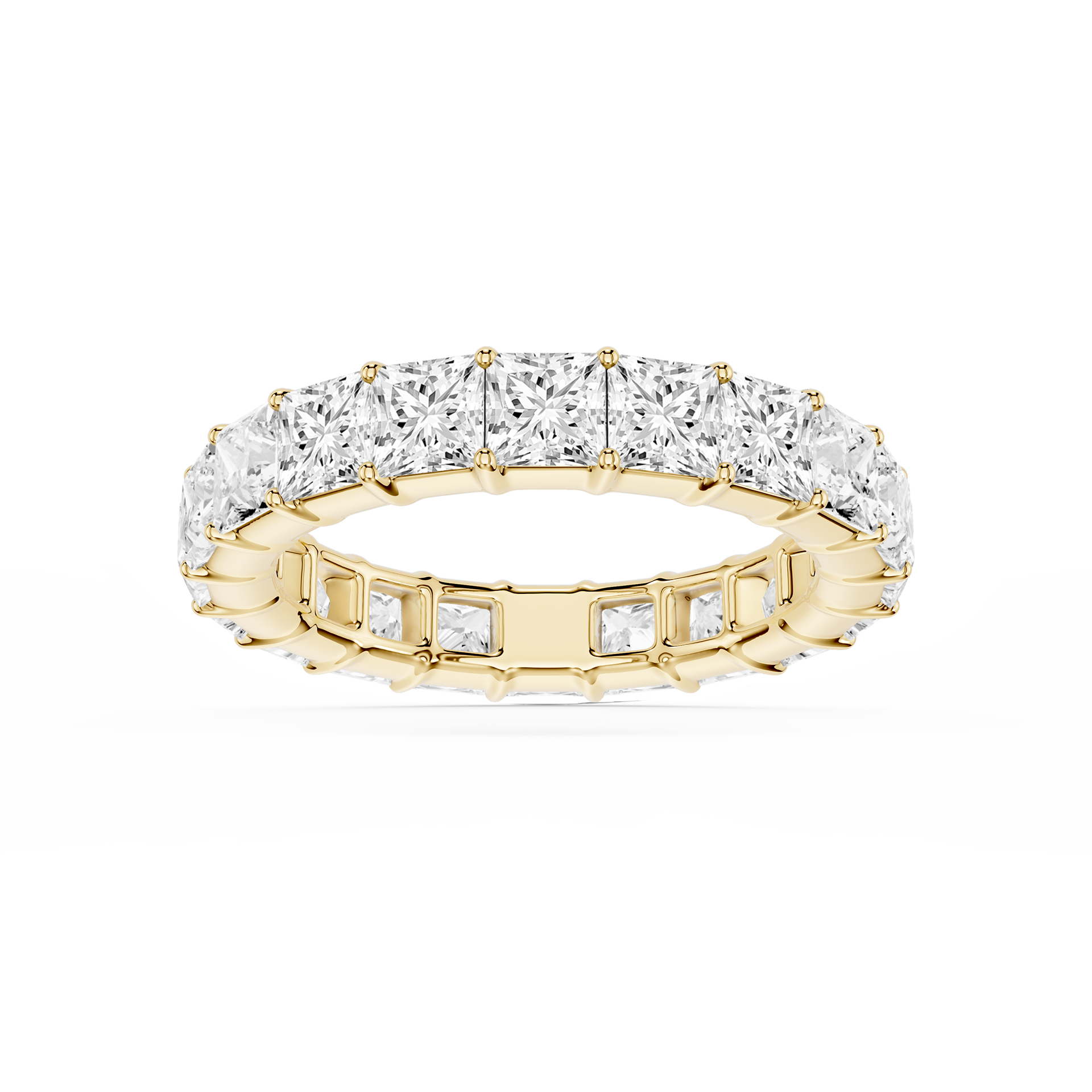 Lovea Harlow Eternity Ring Prinzessschliff – Gelbgold