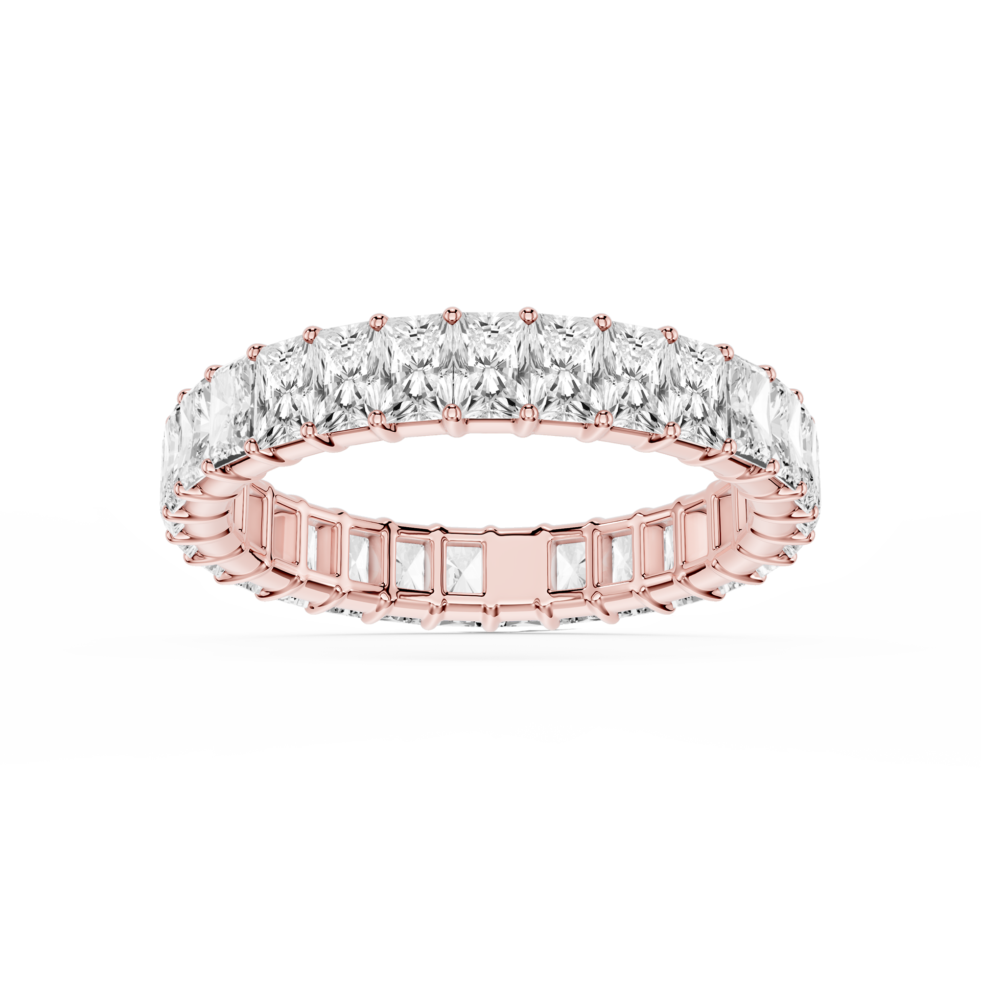 Lovea Harlow Eternity Ring Radiantschliff – Roségold
