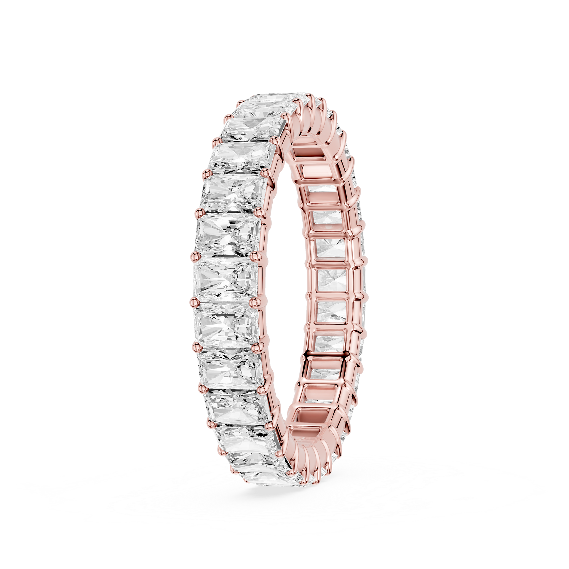 Lovea Harlow Eternity Ring Radiantschliff – Roségold