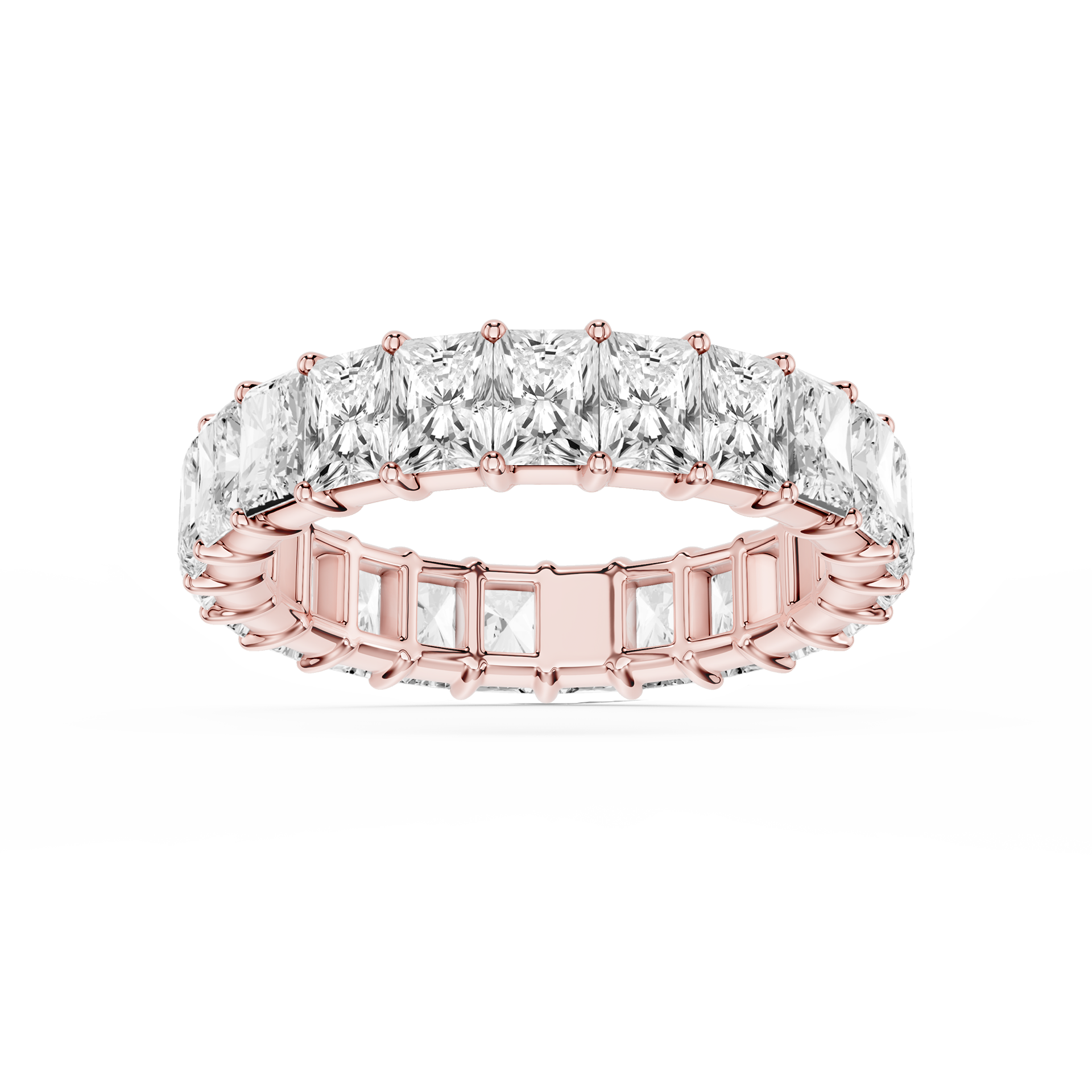 Lovea Harlow Eternity Ring Radiantschliff – Roségold