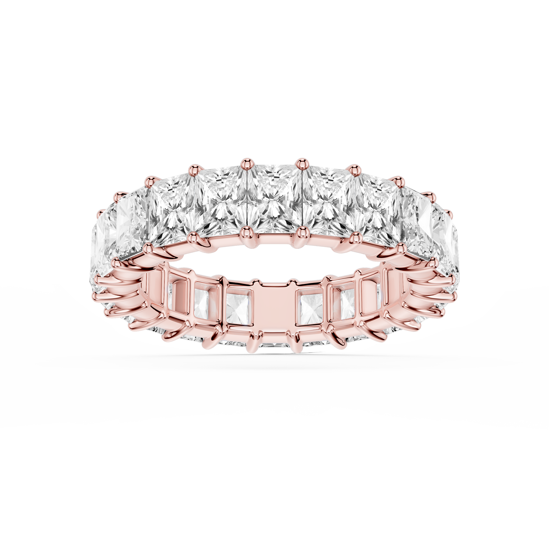 Lovea Harlow Eternity Ring Radiantschliff – Roségold