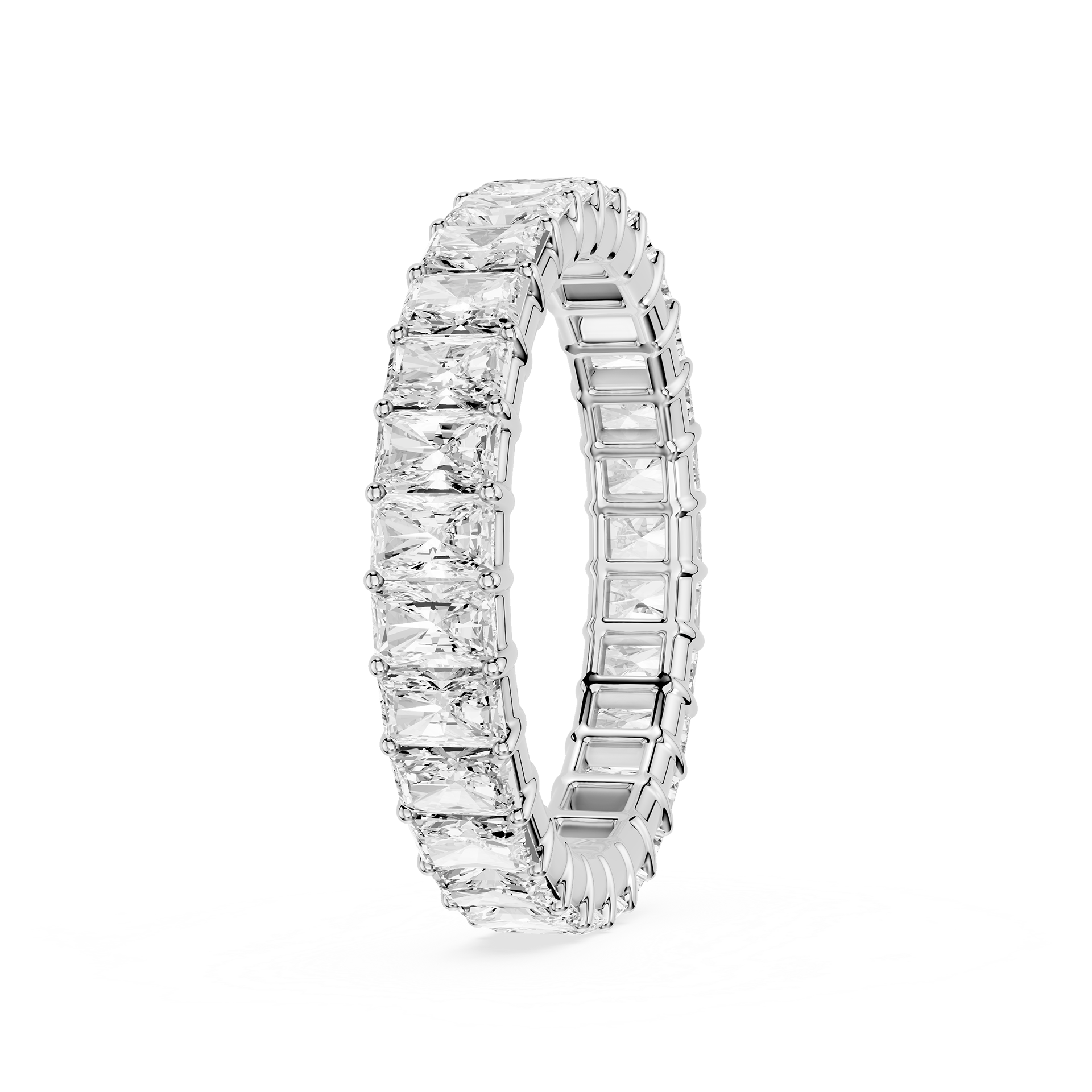 Lovea Harlow Eternity Ring Radiantschliff – Weißgold
