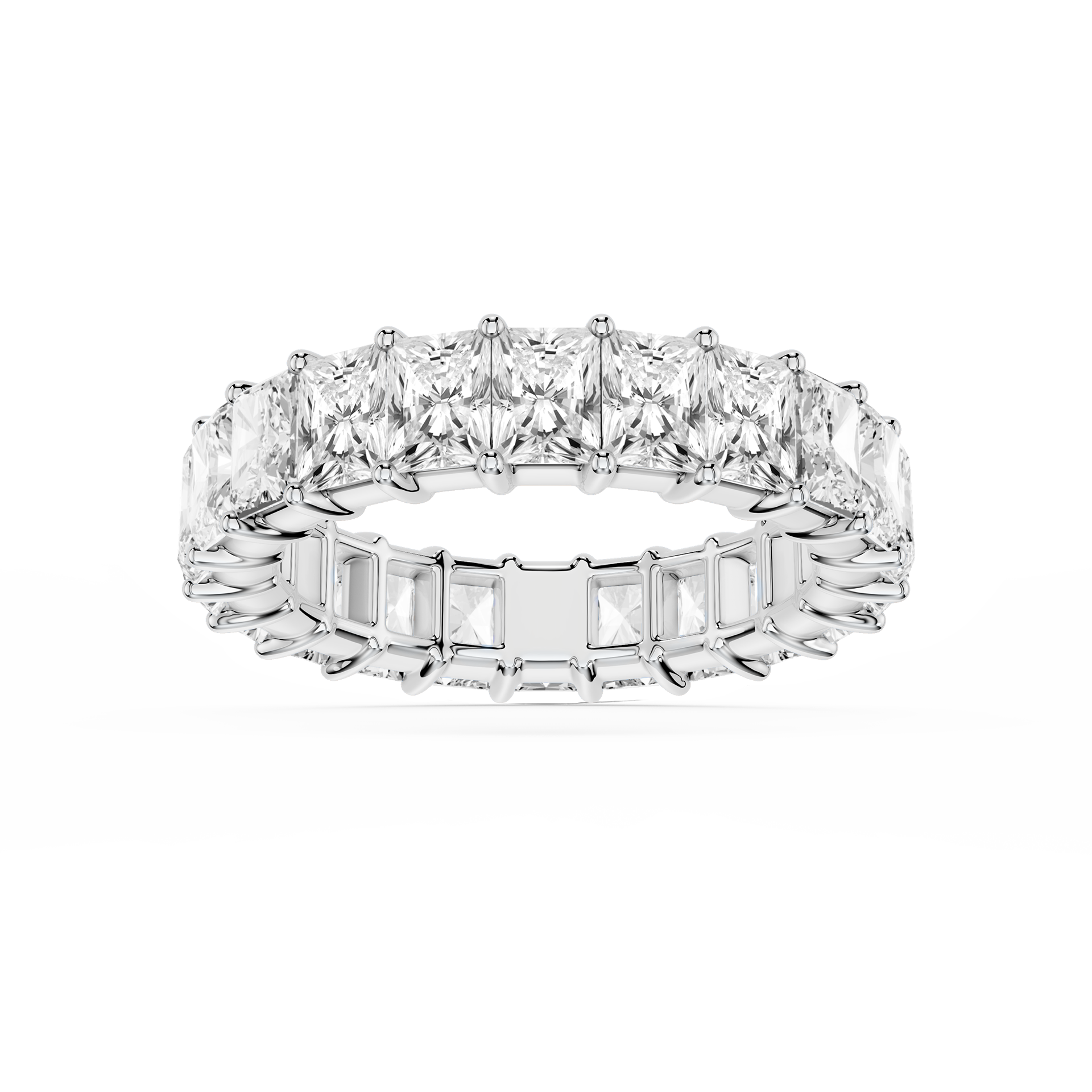 Lovea Harlow Eternity Ring Radiantschliff – Weißgold