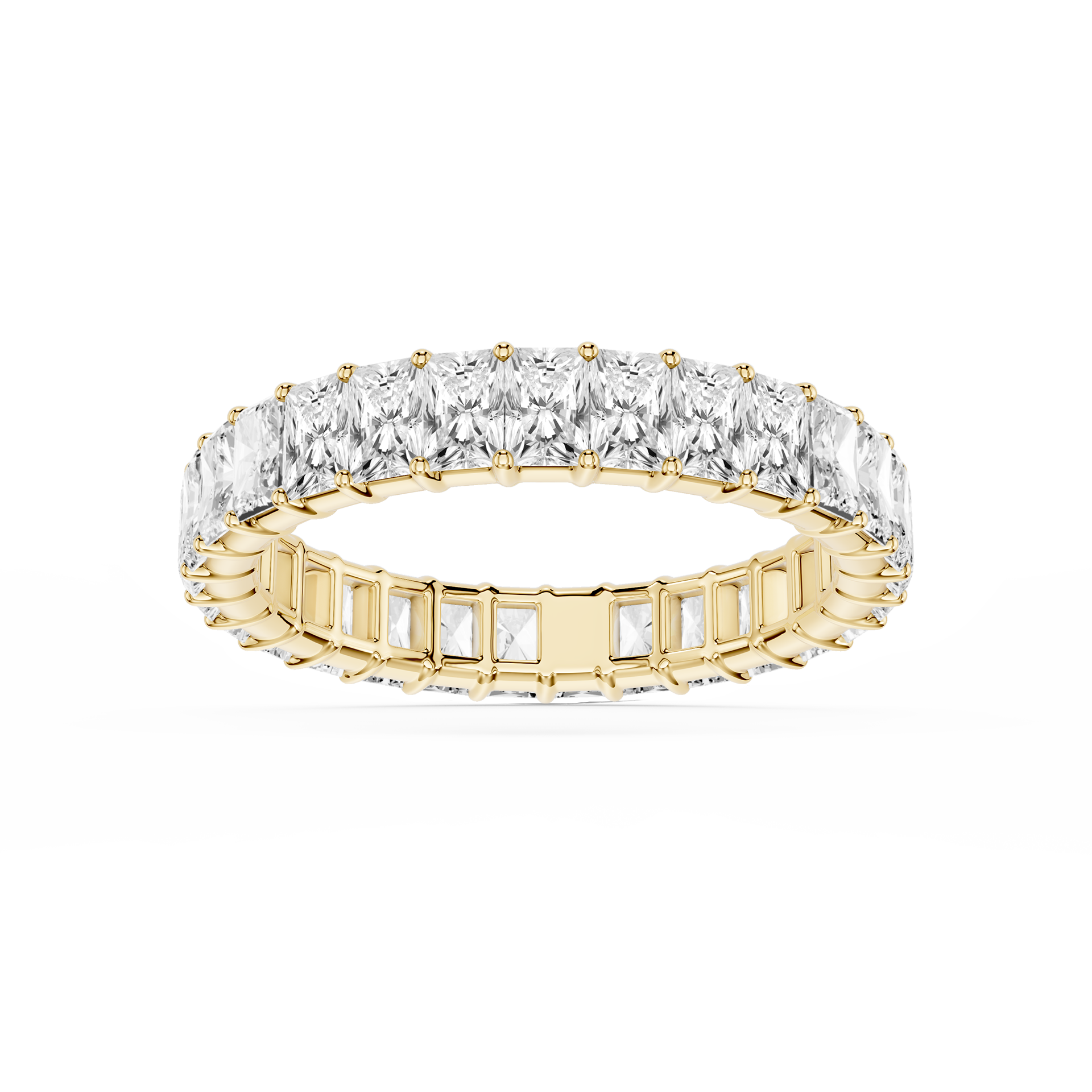 Lovea Harlow Eternity Ring Radiantschliff – Gelbgold