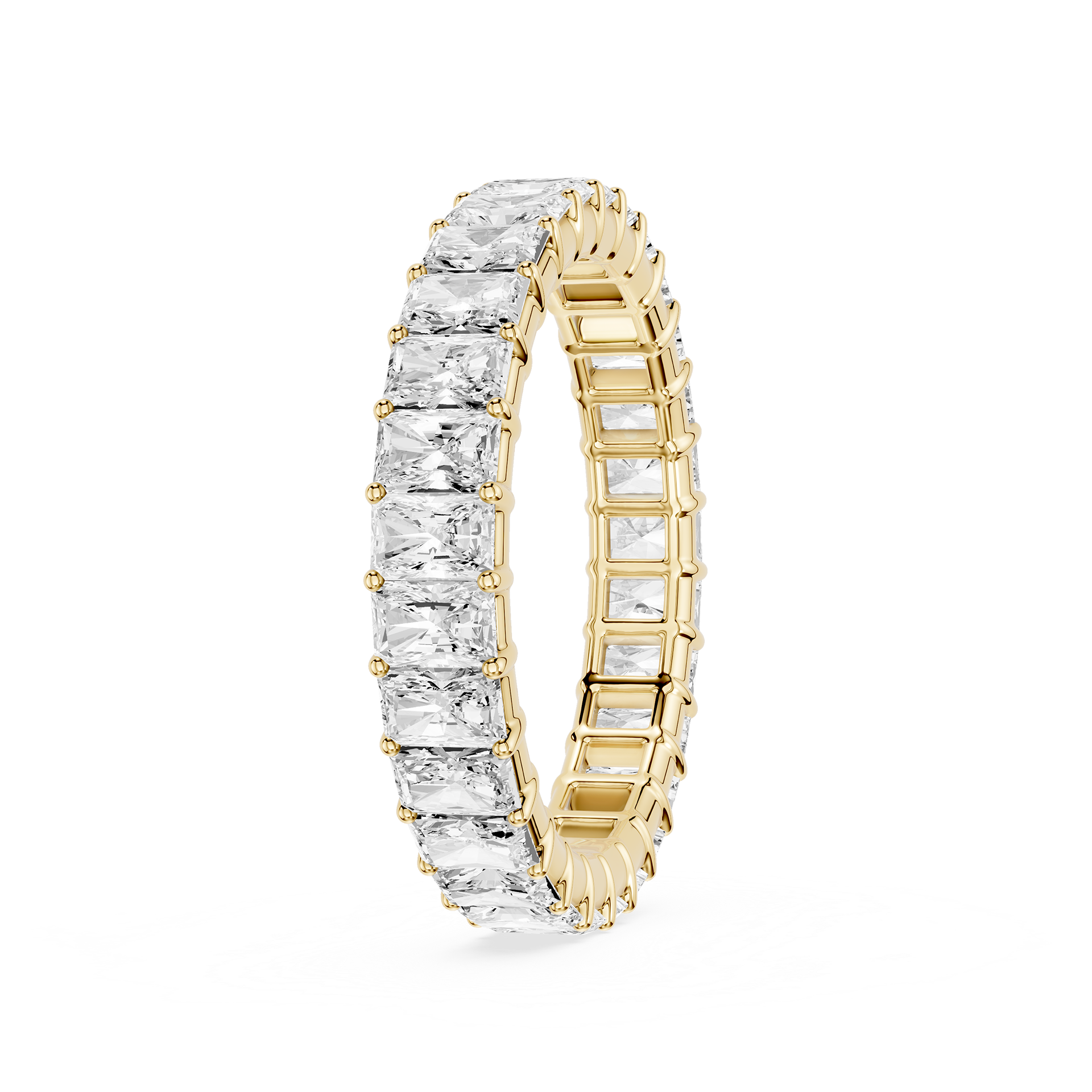 Lovea Harlow Eternity Ring Radiantschliff – Gelbgold