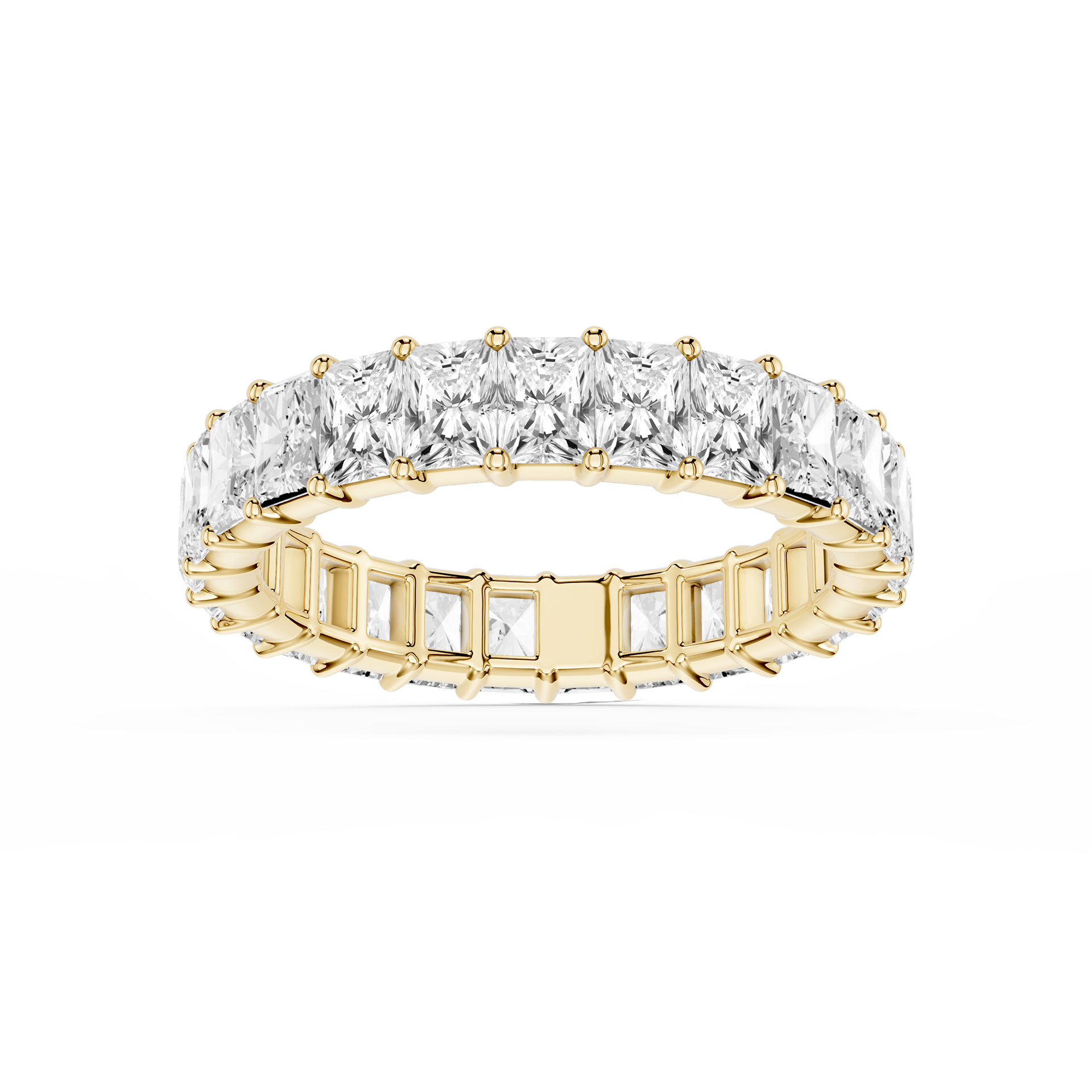 Lovea Harlow Eternity Ring Radiantschliff – Gelbgold