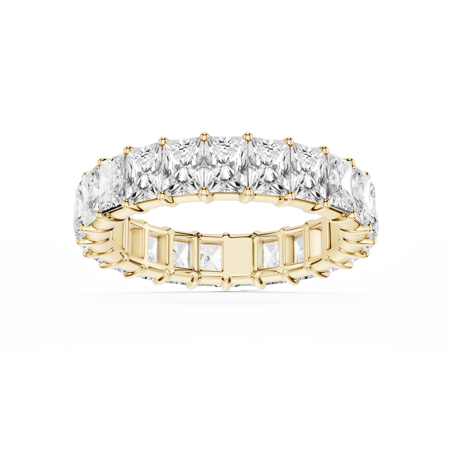 Lovea Harlow Eternity Ring Radiantschliff – Gelbgold