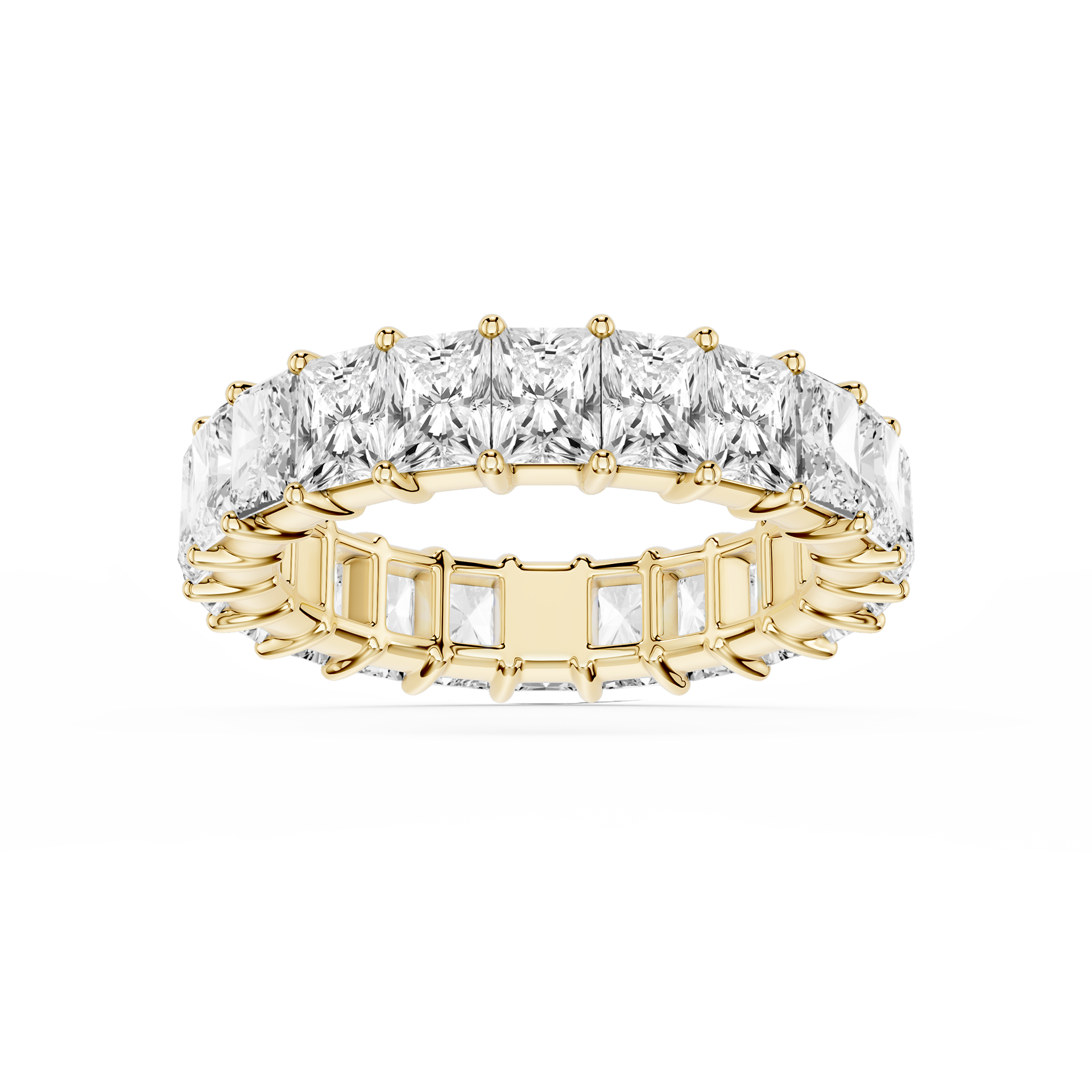 Lovea Harlow Eternity Ring Radiantschliff – Gelbgold
