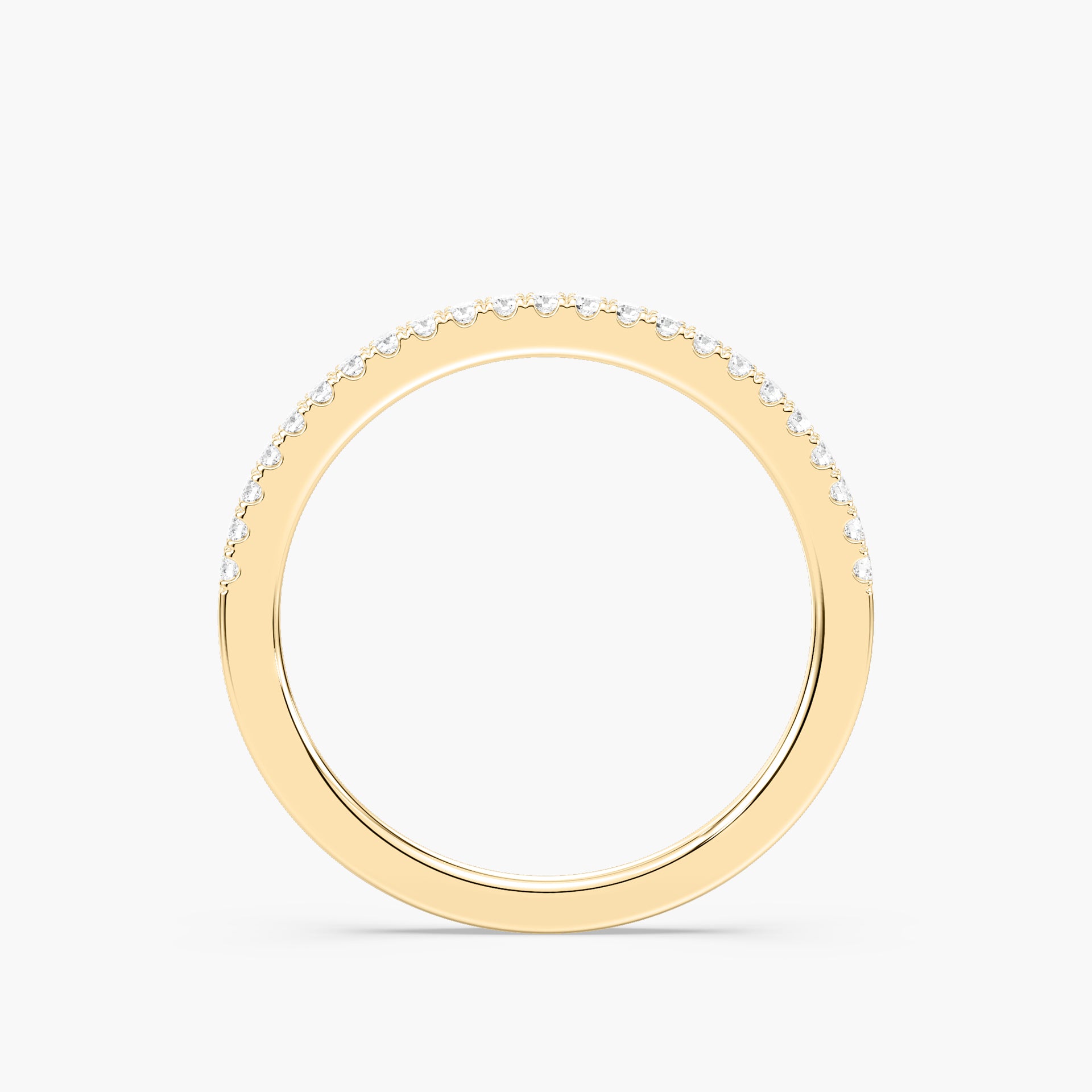 Lovea Eliana Vorsteckring – Mikropavé – Gelbgold