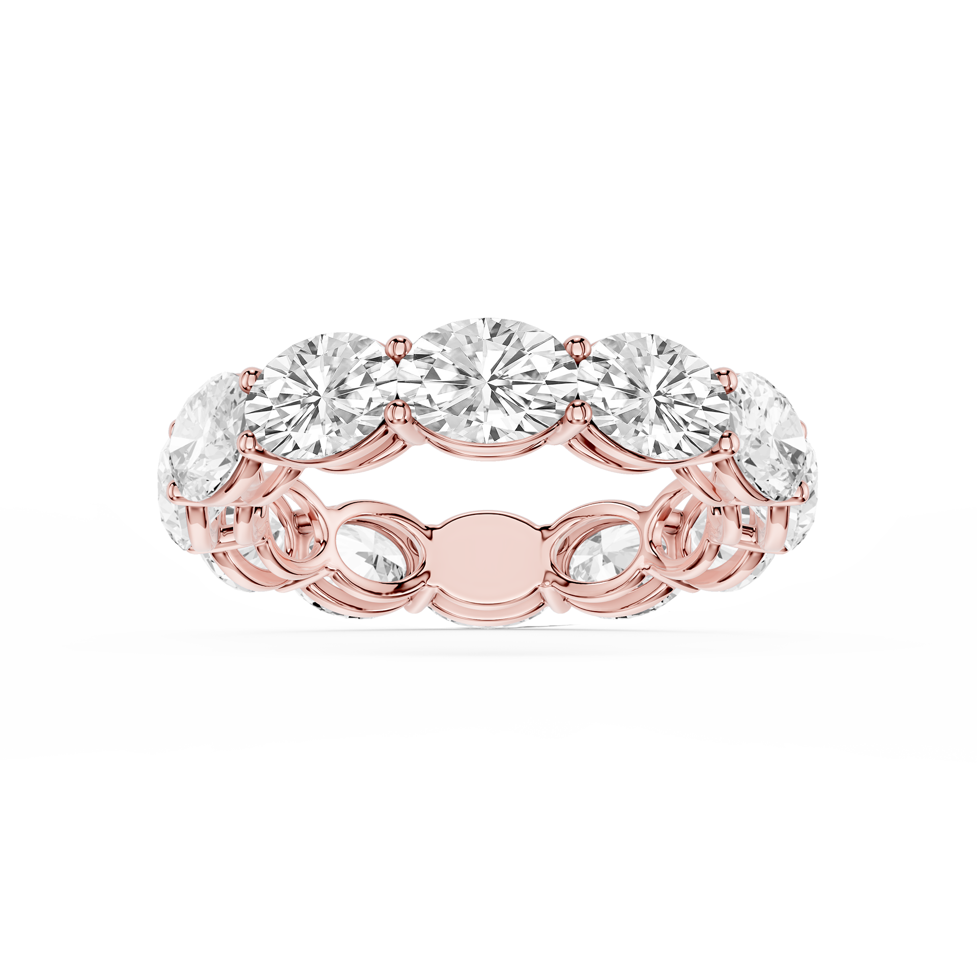 Lovea Juliet Eternity Ring Ovalschliff – Roségold