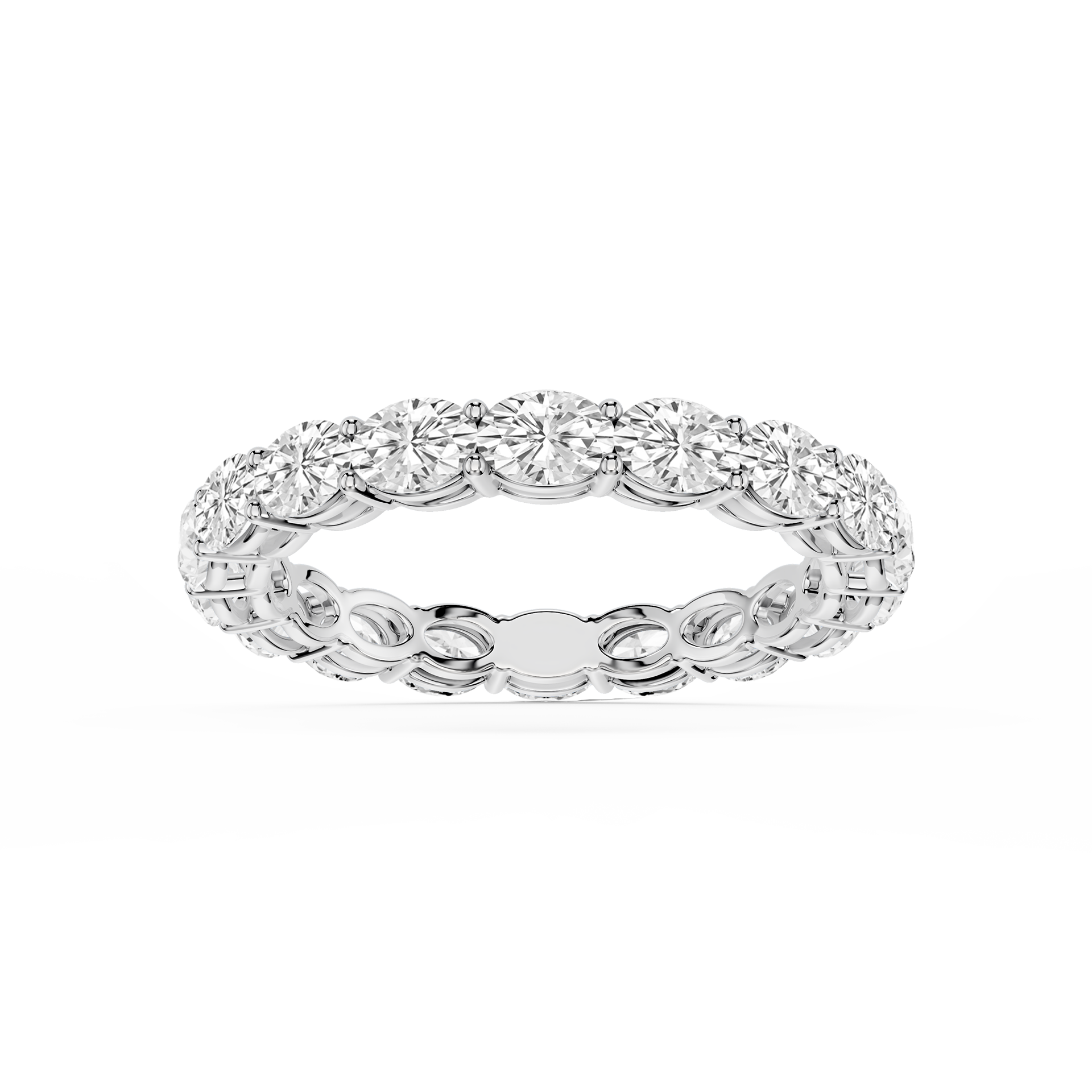 Lovea Juliet Eternity Ring Ovalschliff – Weißgold