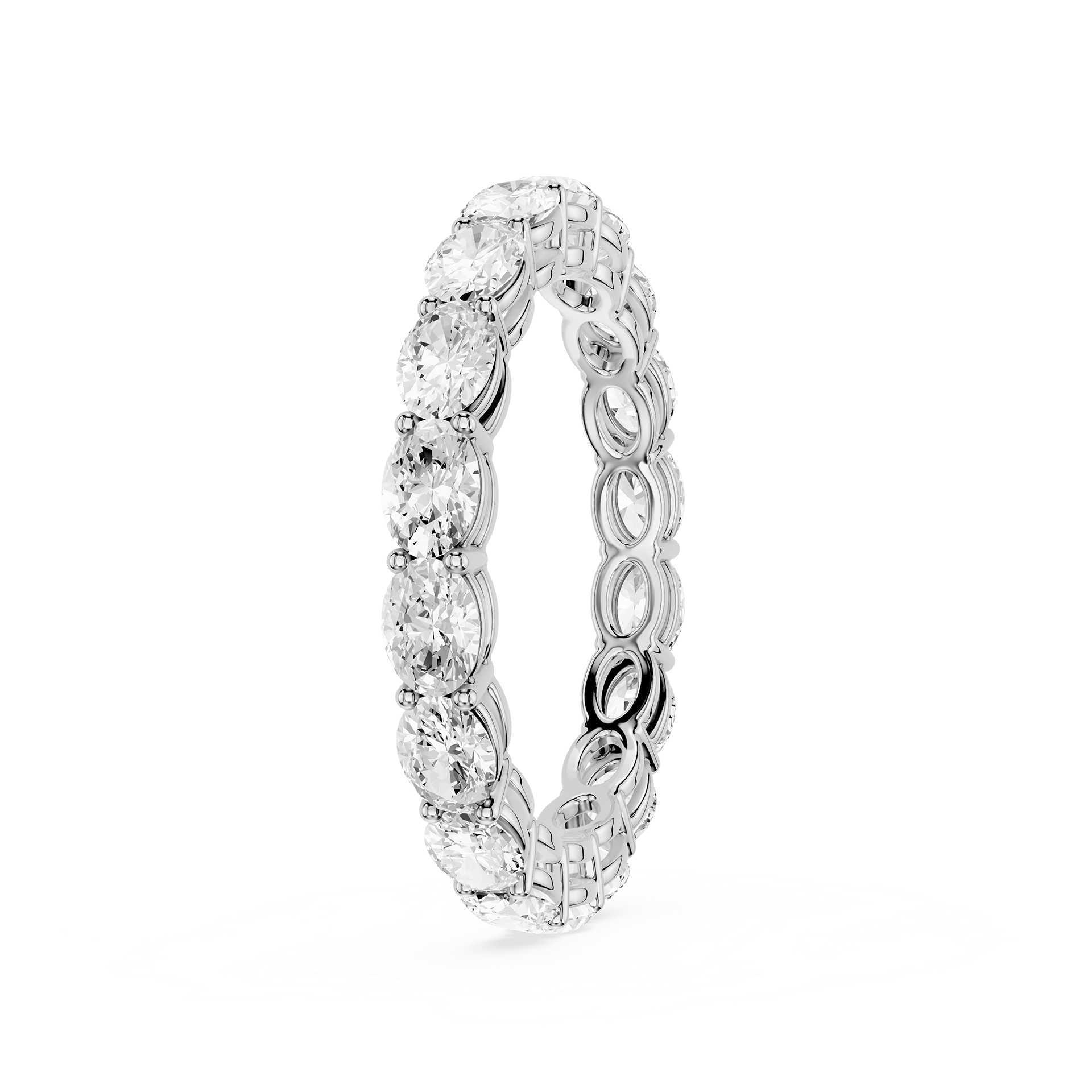 Lovea Juliet Eternity Ring Ovalschliff – Weißgold