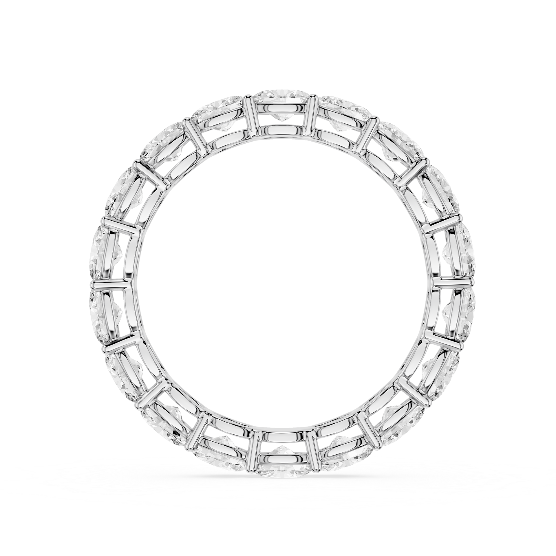 Lovea Juliet Eternity Ring Ovalschliff – Weißgold