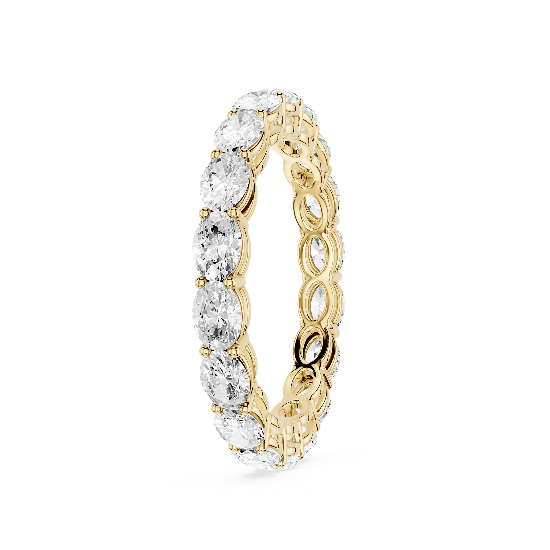 Lovea Juliet Eternity Ring Ovalschliff – Gelbgold
