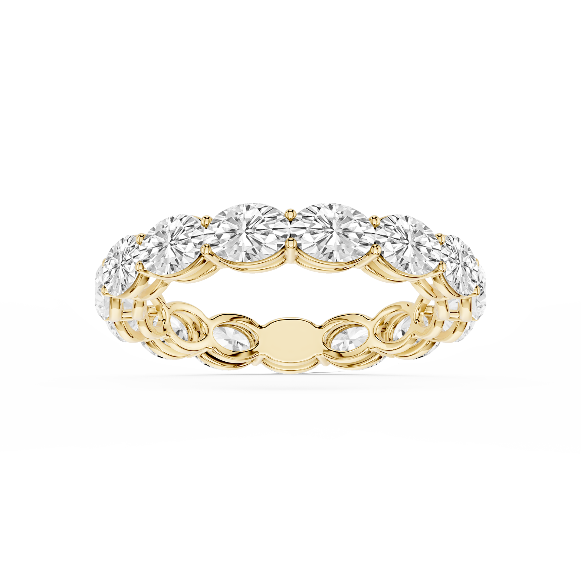 Lovea Juliet Eternity Ring Ovalschliff – Gelbgold