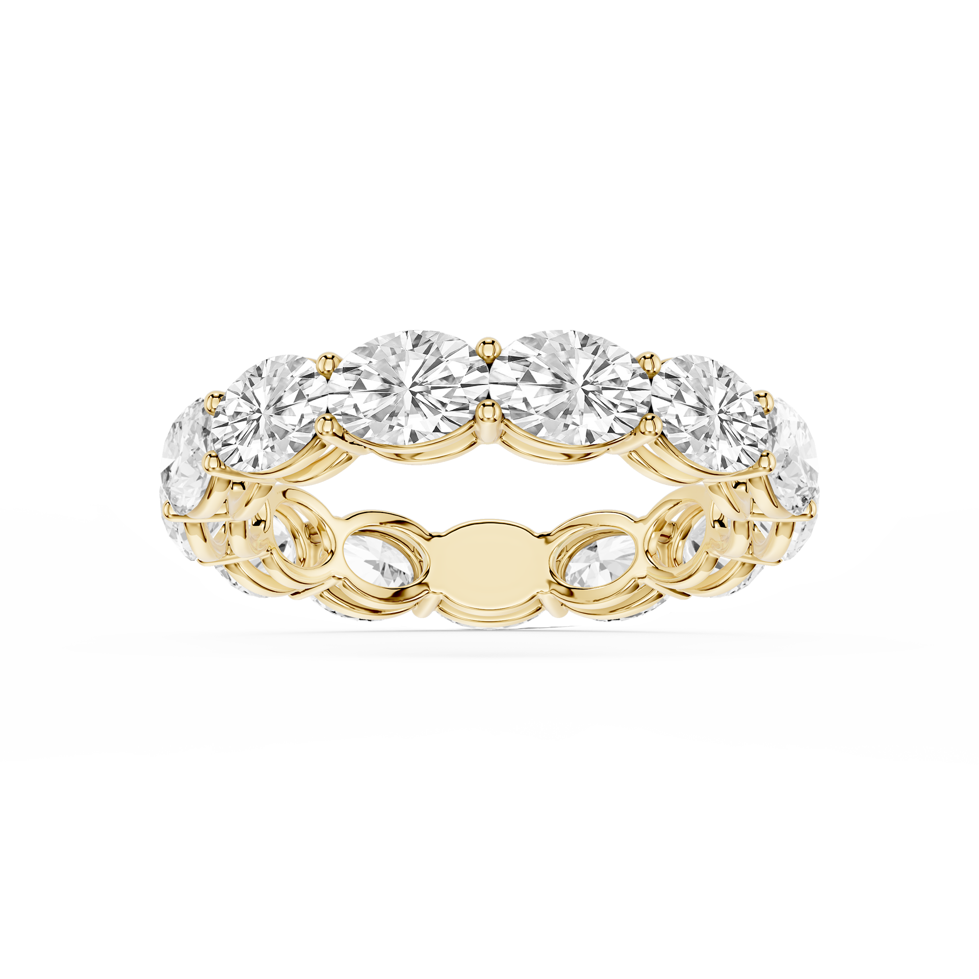 Lovea Juliet Eternity Ring Ovalschliff – Gelbgold