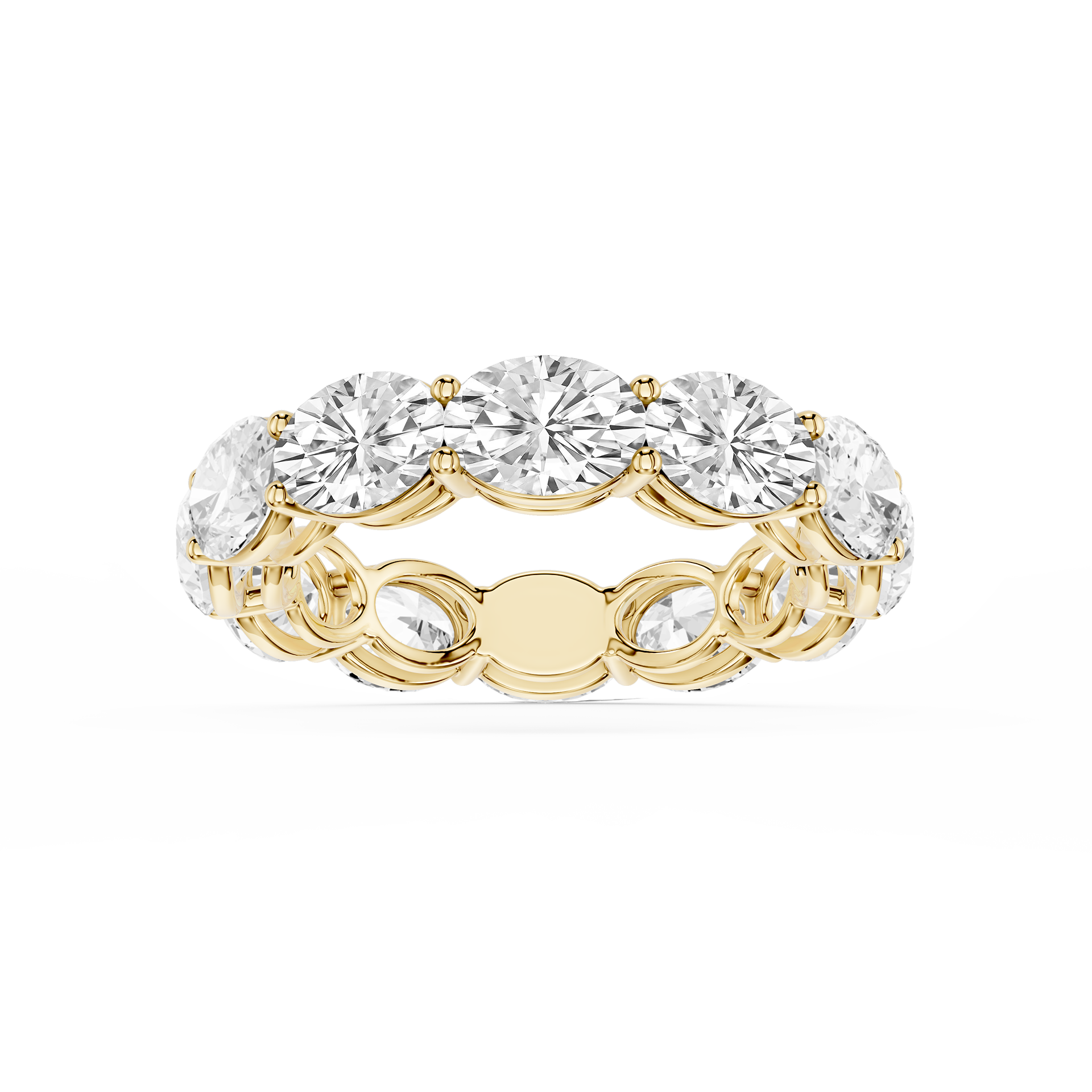 Lovea Juliet Eternity Ring Ovalschliff – Gelbgold