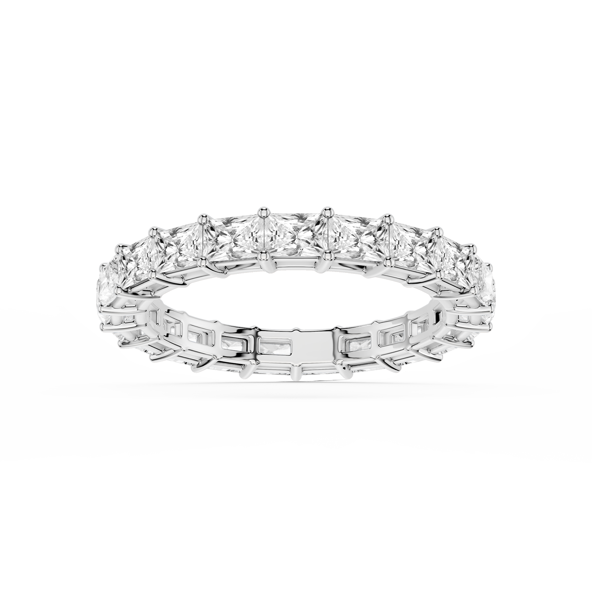 Lovea Juliet Eternity Ring Radiantschliff – Weißgold