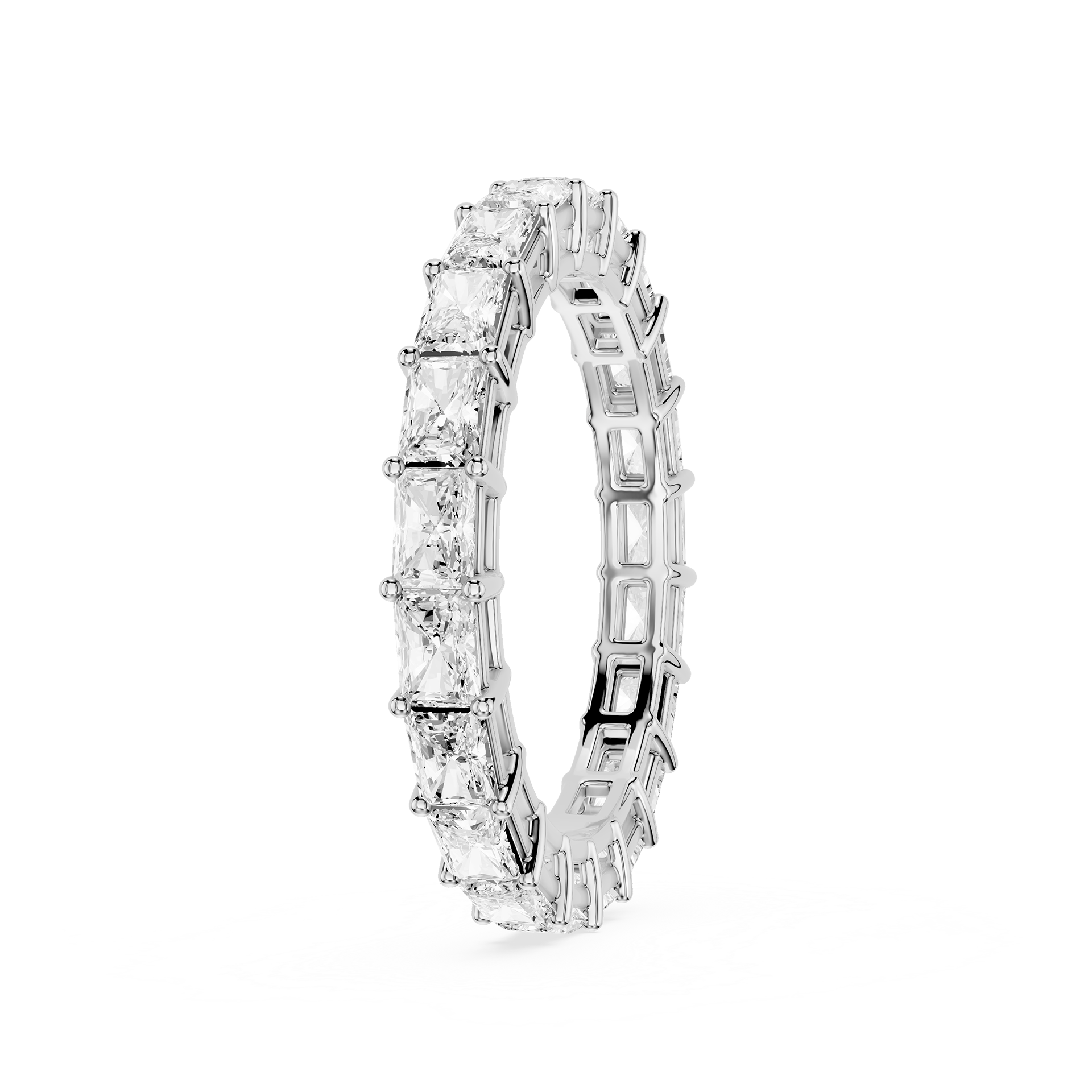 Lovea Juliet Eternity Ring Radiantschliff – Weißgold