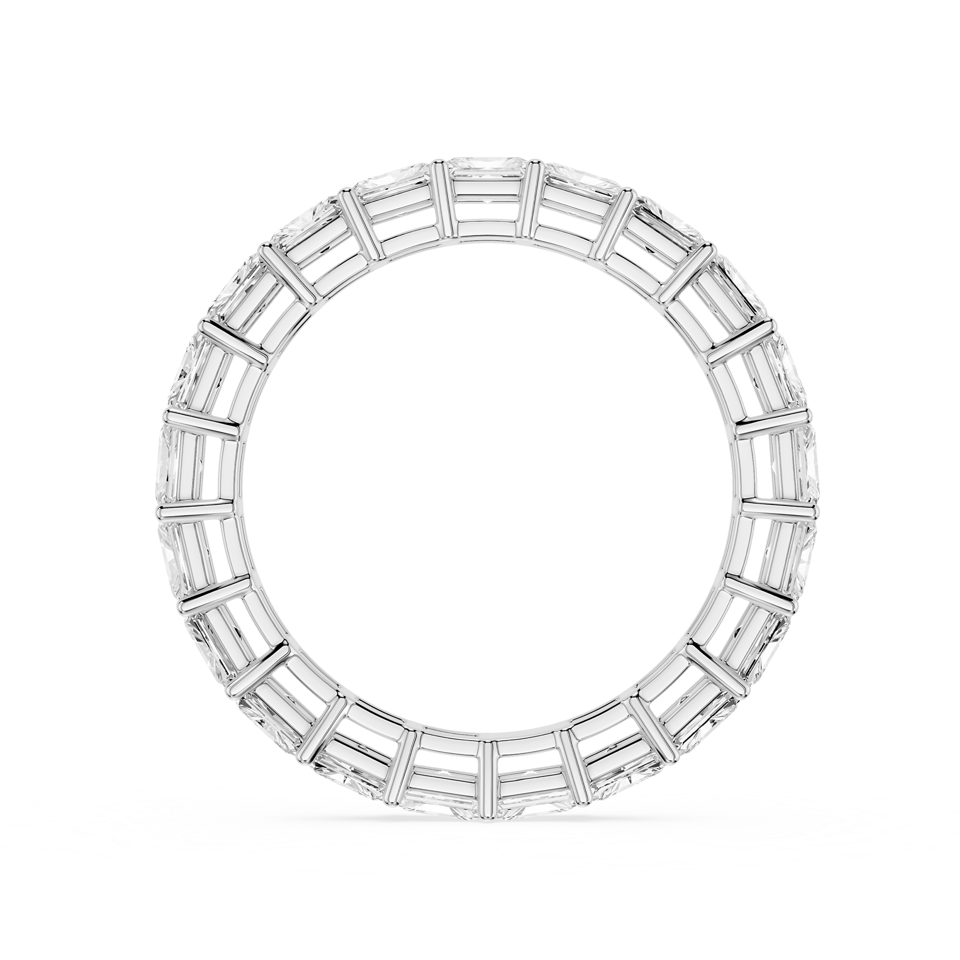 Lovea Juliet Eternity Ring Radiantschliff – Weißgold