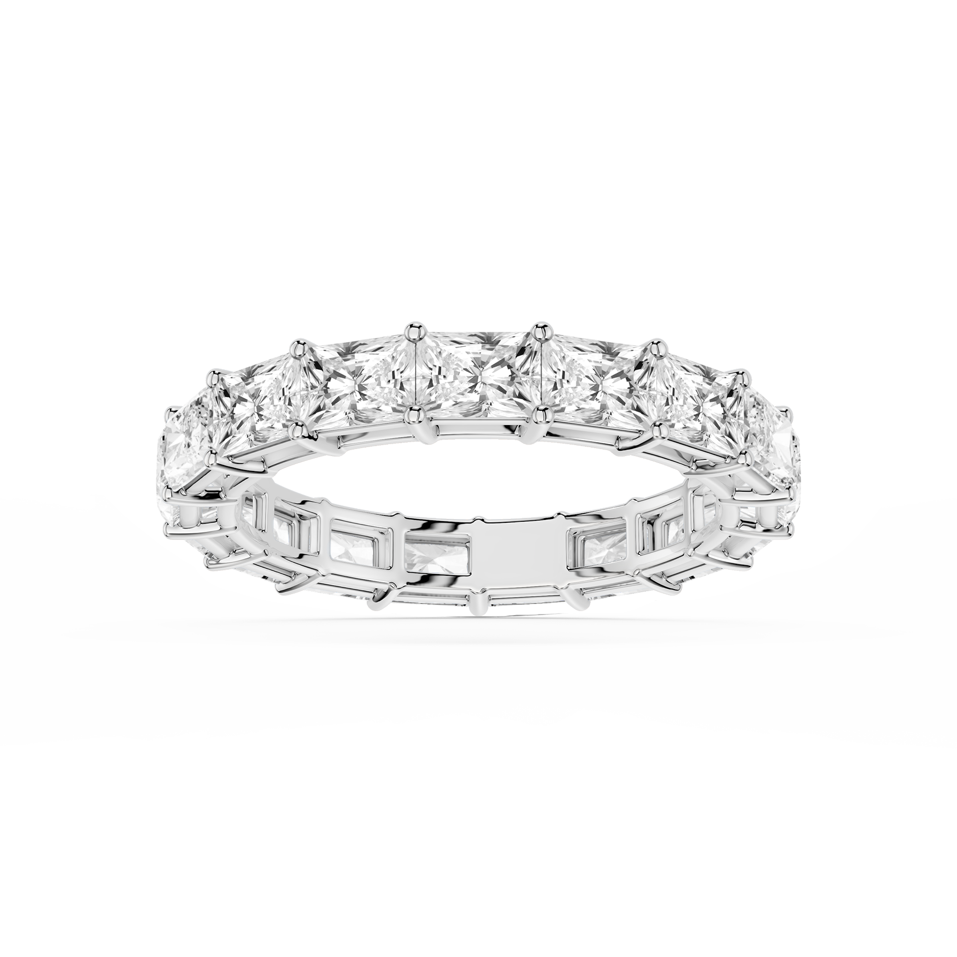 Lovea Juliet Eternity Ring Radiantschliff – Weißgold