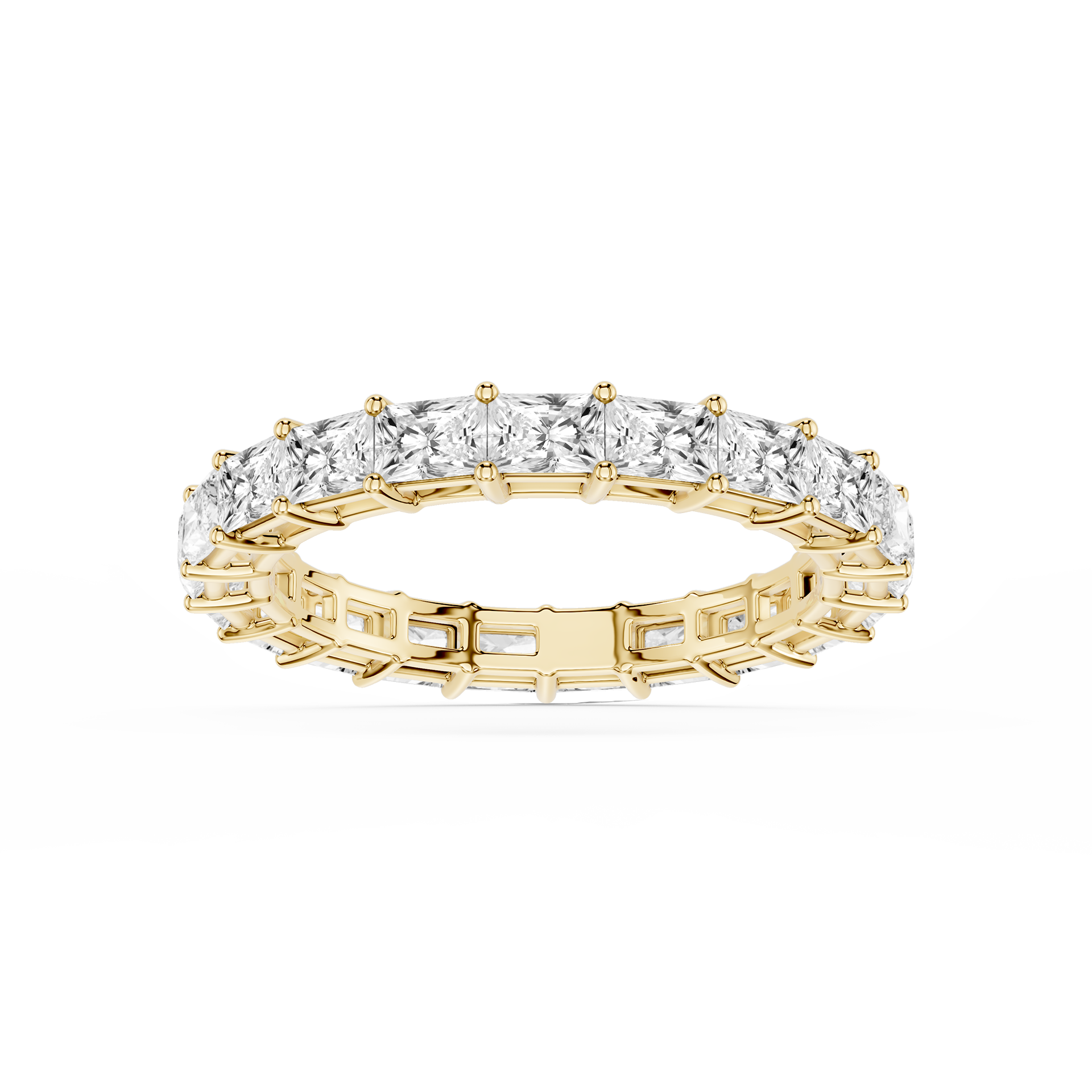 Lovea Juliet Eternity Ring Radiantschliff – Gelbgold