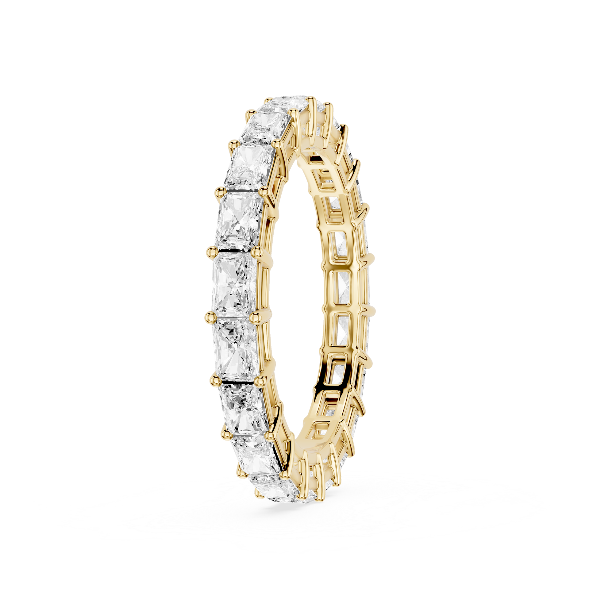Lovea Juliet Eternity Ring Radiantschliff – Gelbgold