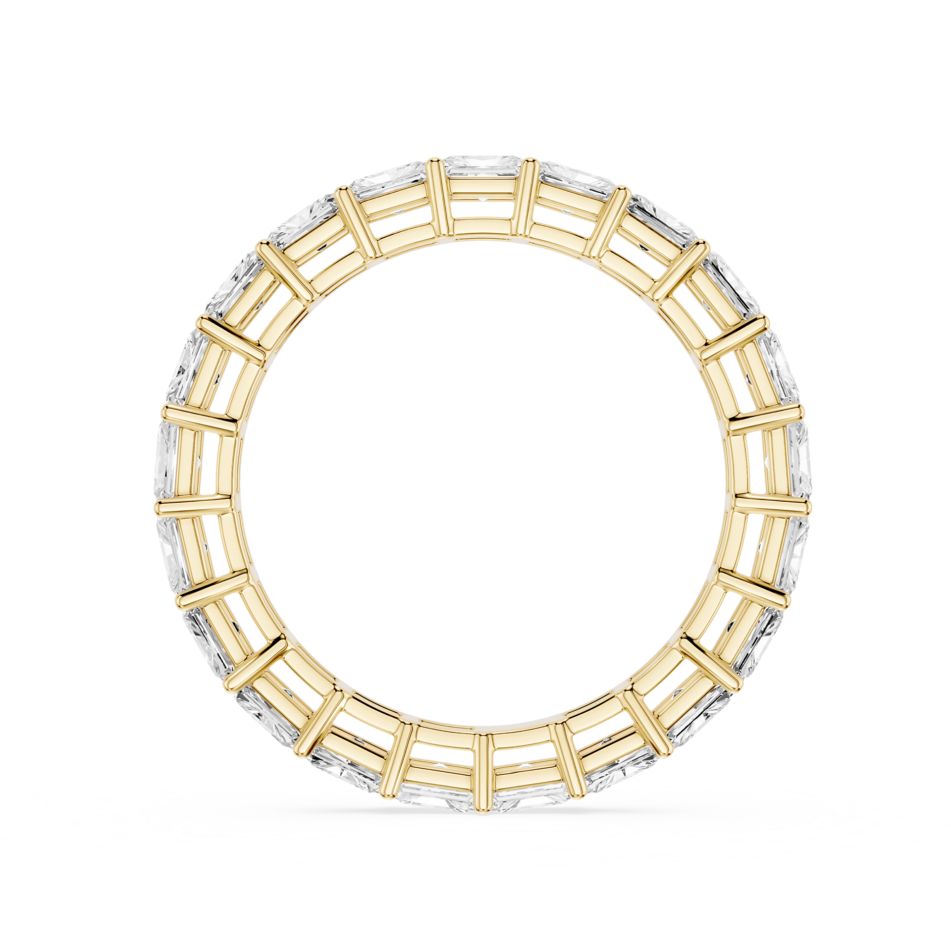 Lovea Juliet Eternity Ring Radiantschliff – Gelbgold