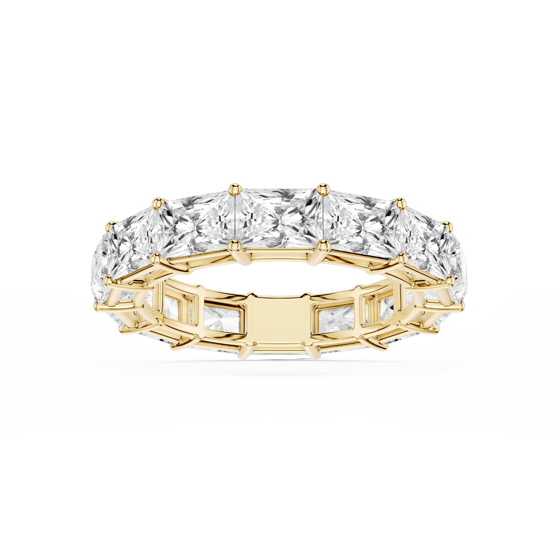 Lovea Juliet Eternity Ring Radiantschliff – Gelbgold