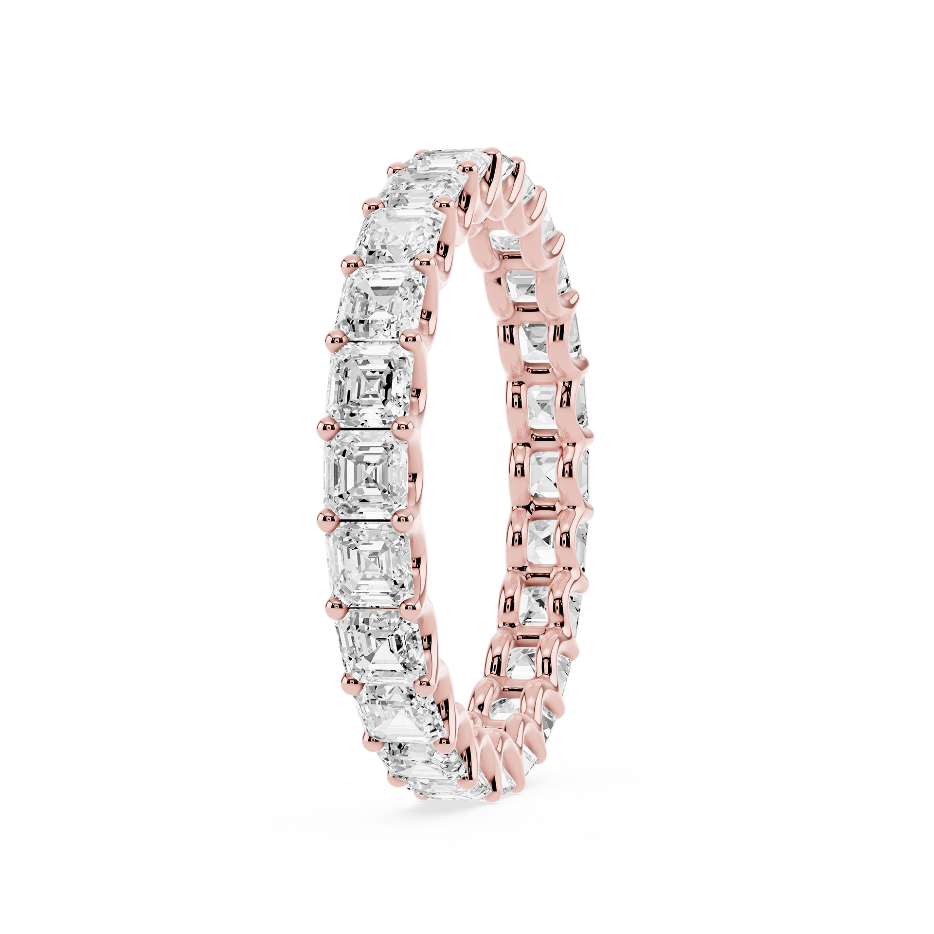 Lovea Kylie Eternity Ring Asscherschliff – Roségold