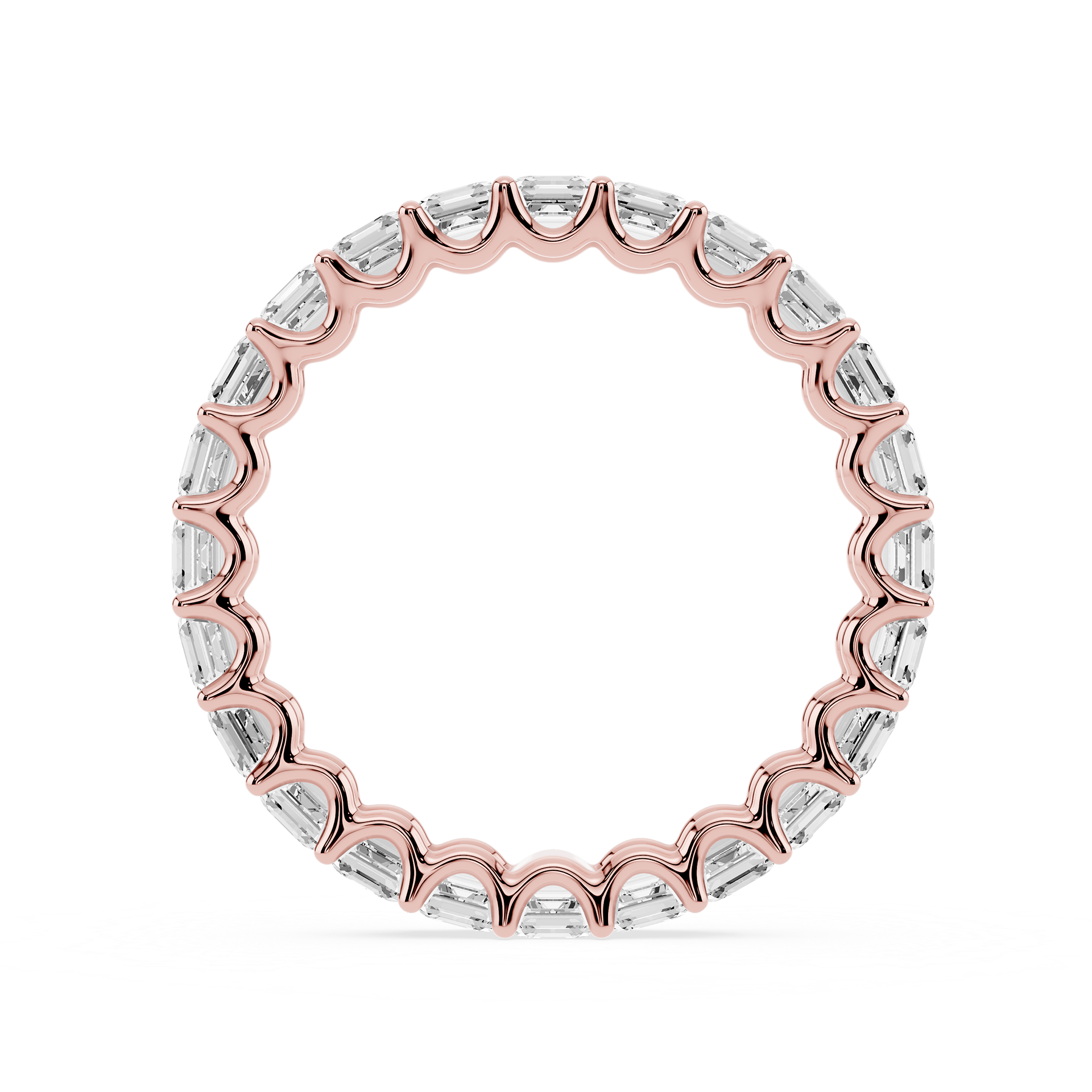 Lovea Kylie Eternity Ring Asscherschliff – Roségold