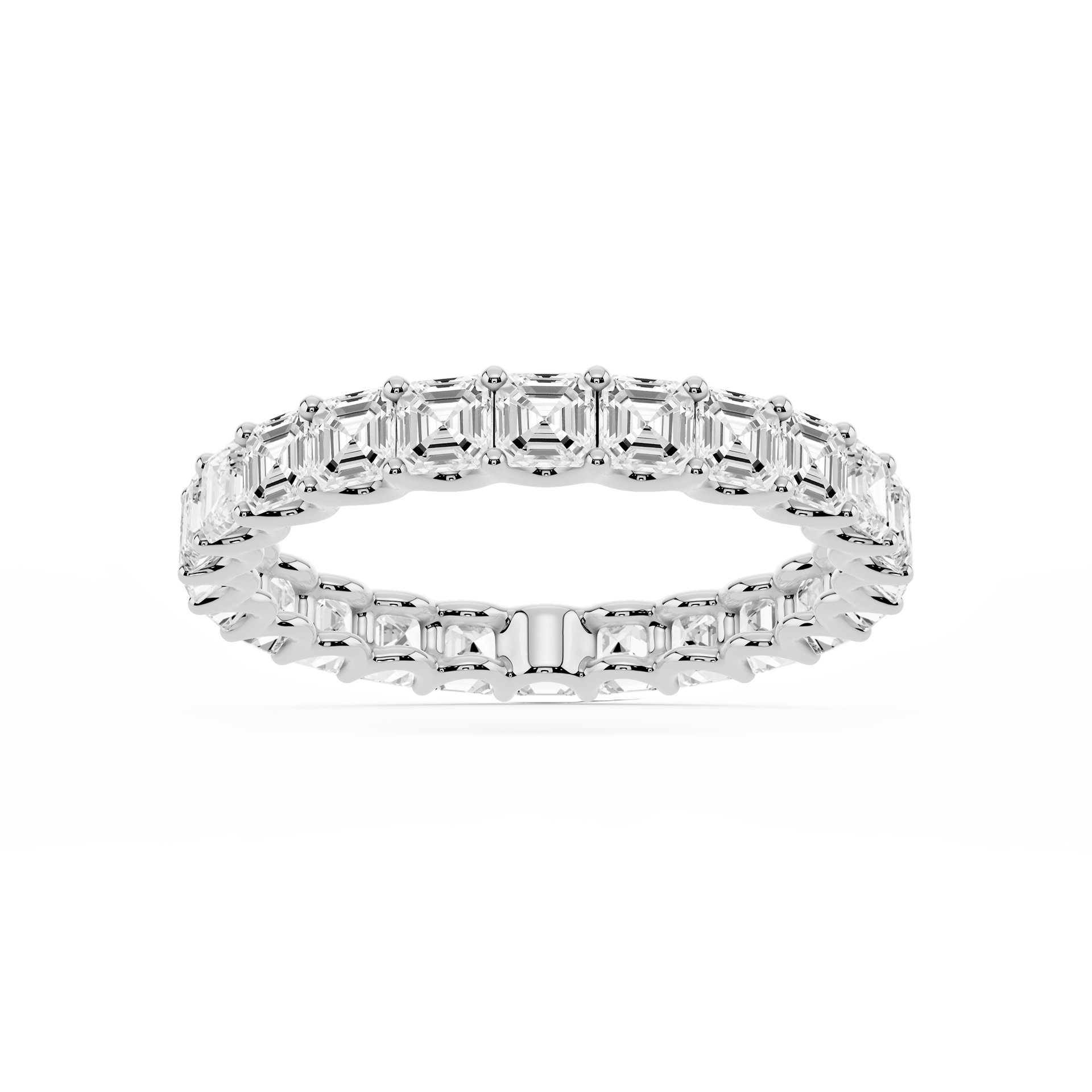 Lovea Kylie Eternity Ring Asscherschliff – Weißgold