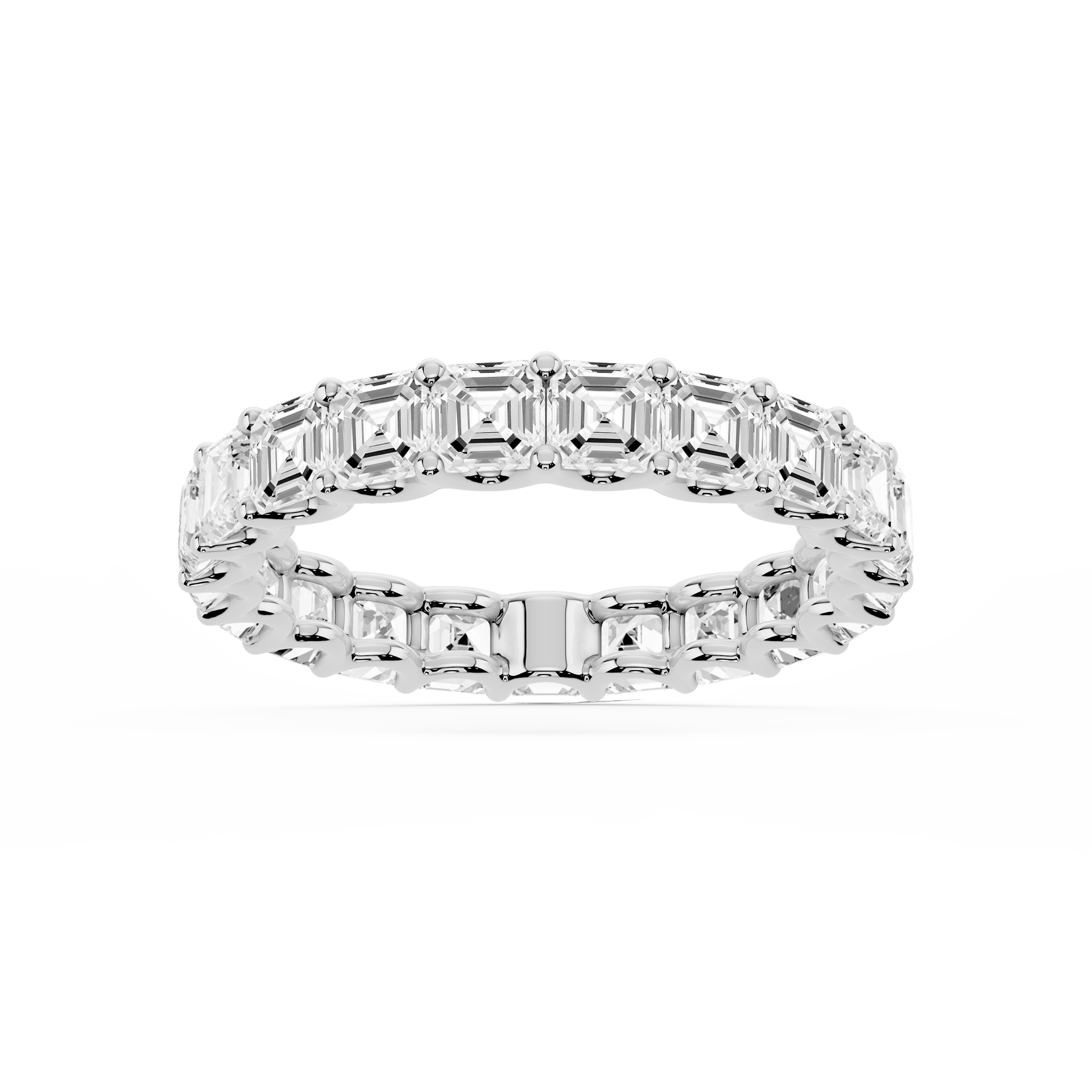 Lovea Kylie Eternity Ring Asscherschliff – Weißgold