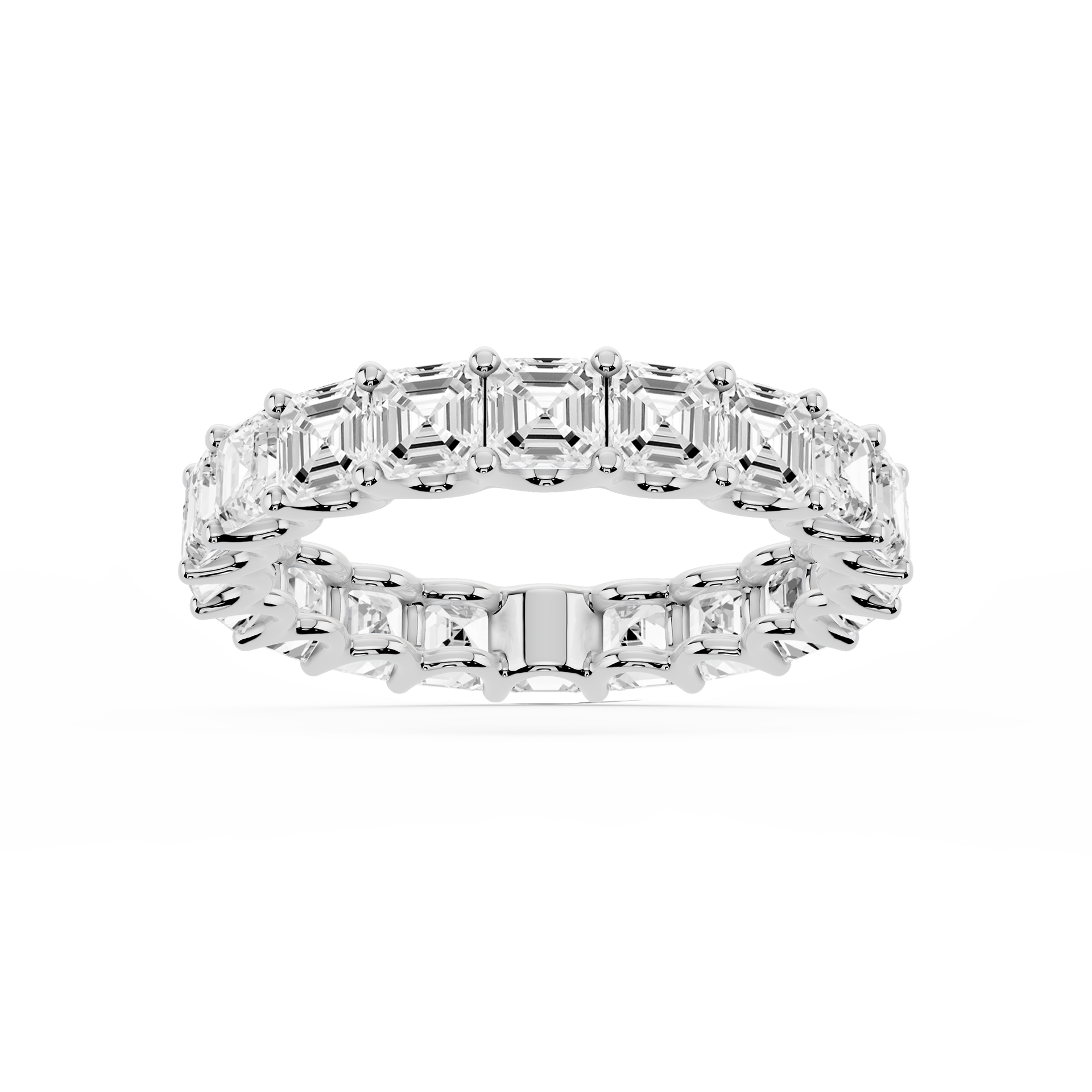 Lovea Kylie Eternity Ring Asscherschliff – Weißgold