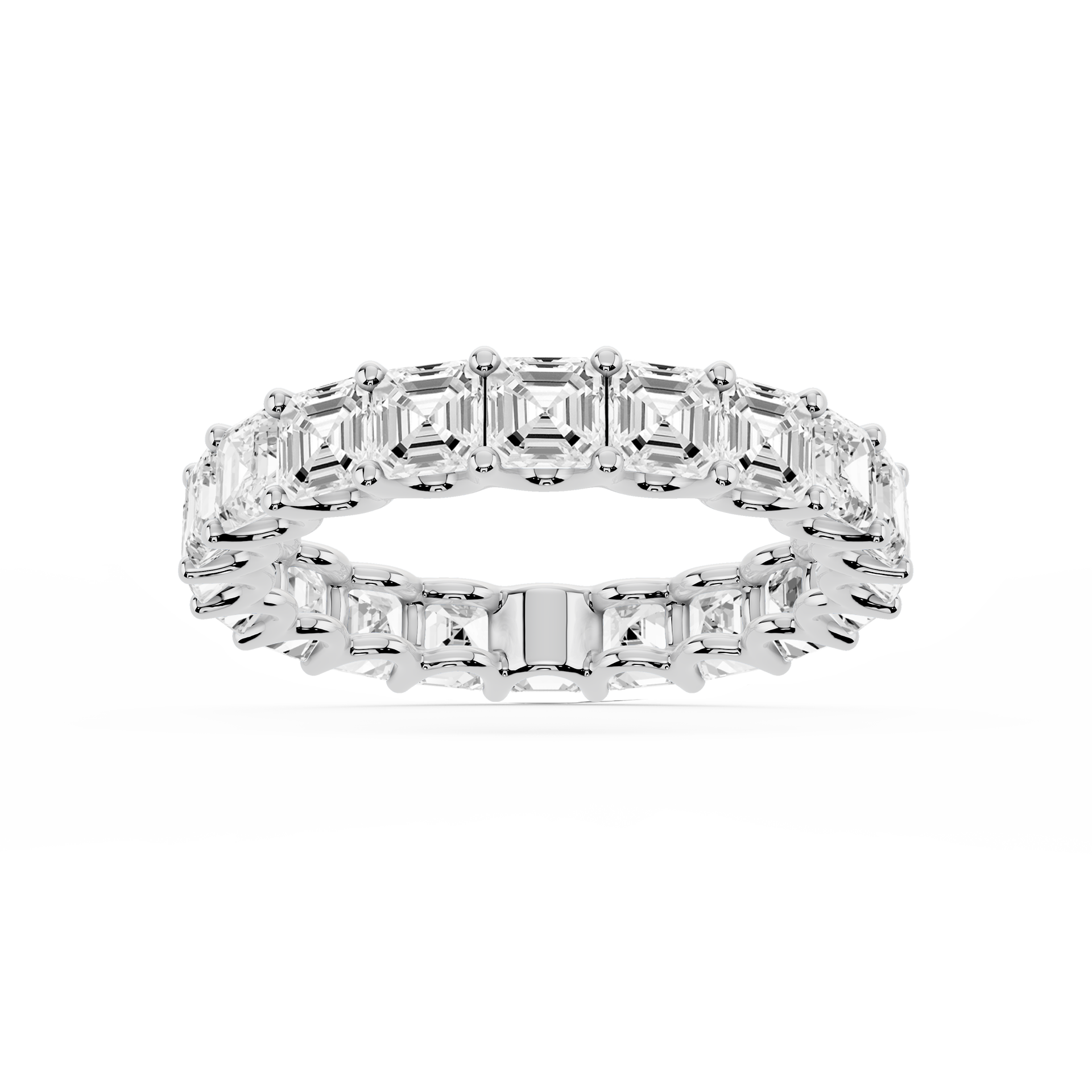 Lovea Kylie Eternity Ring Asscherschliff – Weißgold