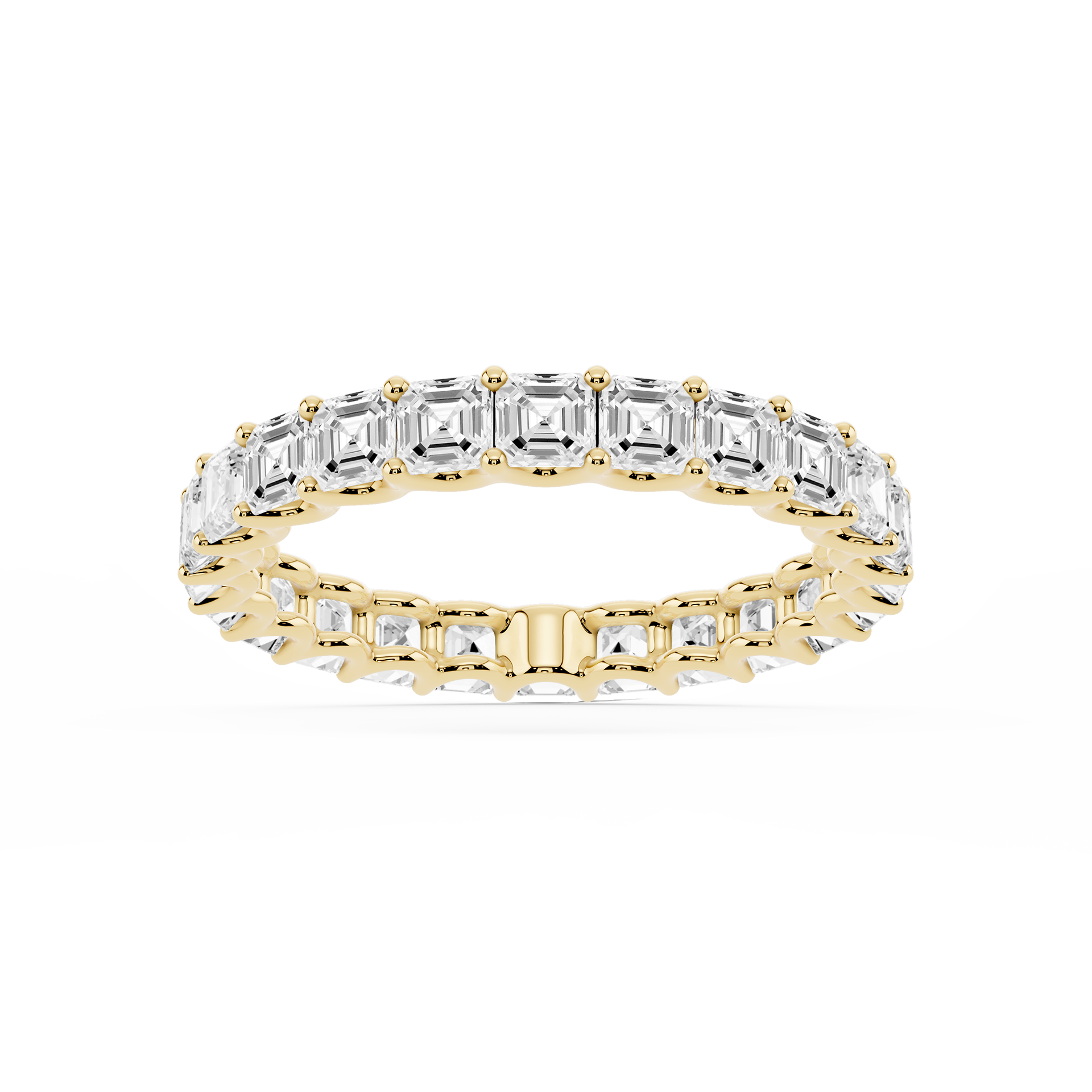 Lovea Kylie Eternity Ring Asscherschliff – Gelbgold