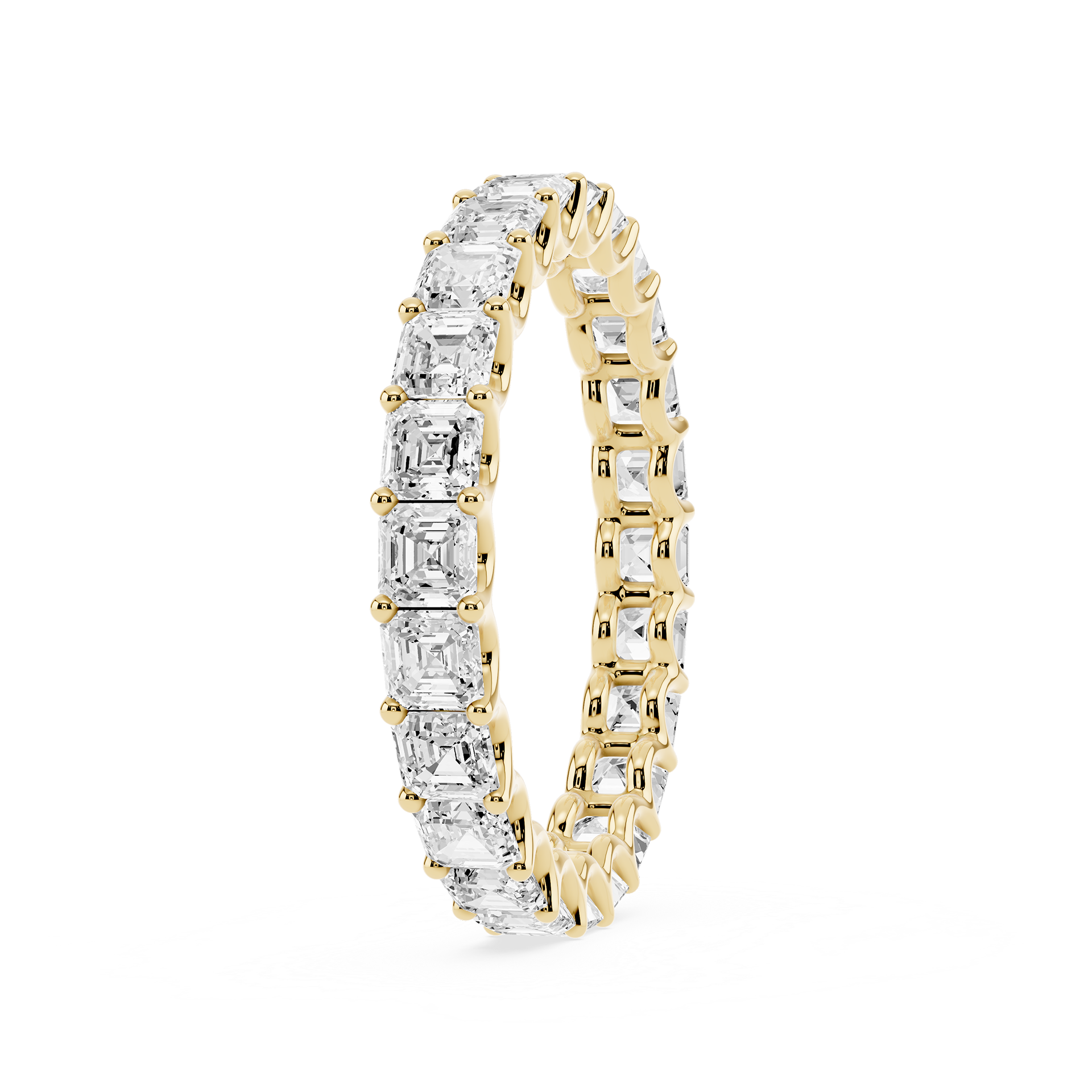 Lovea Kylie Eternity Ring Asscherschliff – Gelbgold